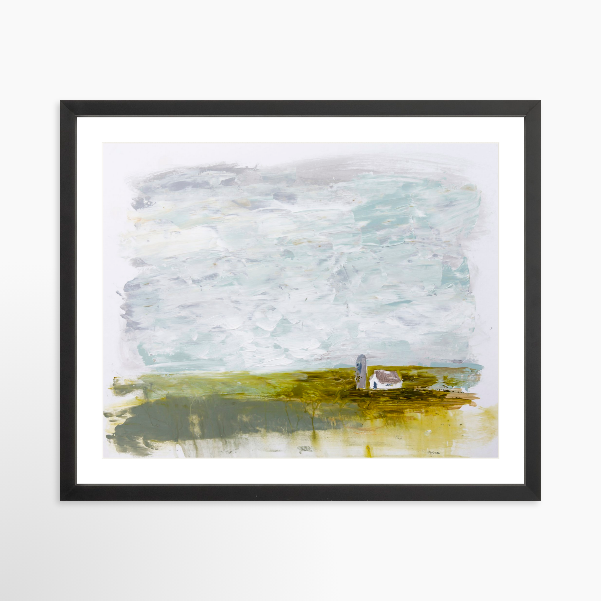 20x16 / Black Frame + White Mat