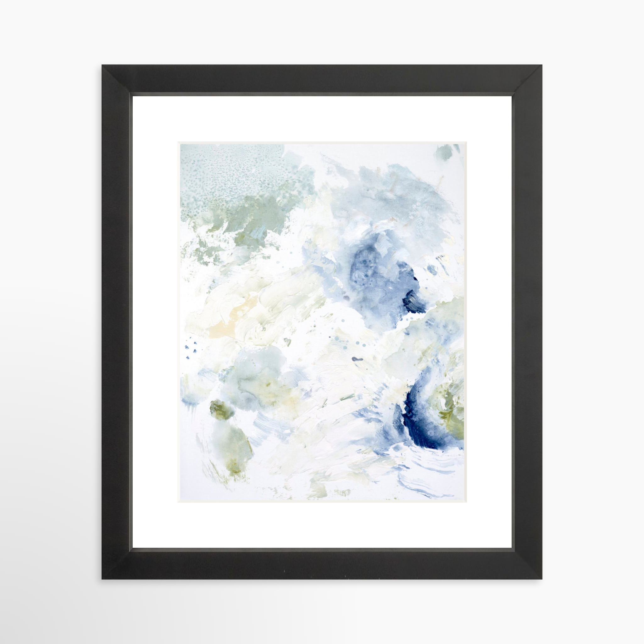 8x10 / Black Frame + White Mat