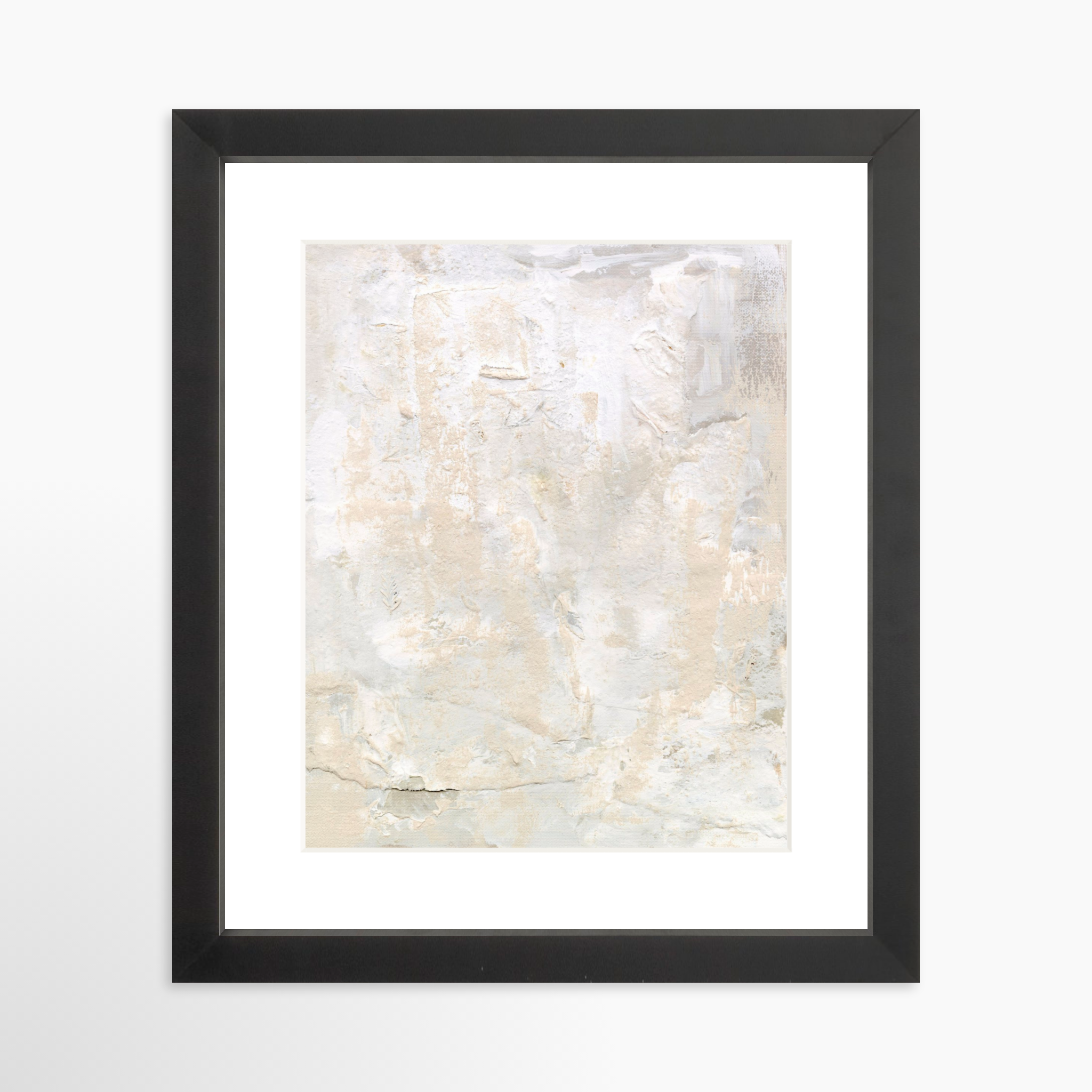 8x10 / Black Frame + White Mat