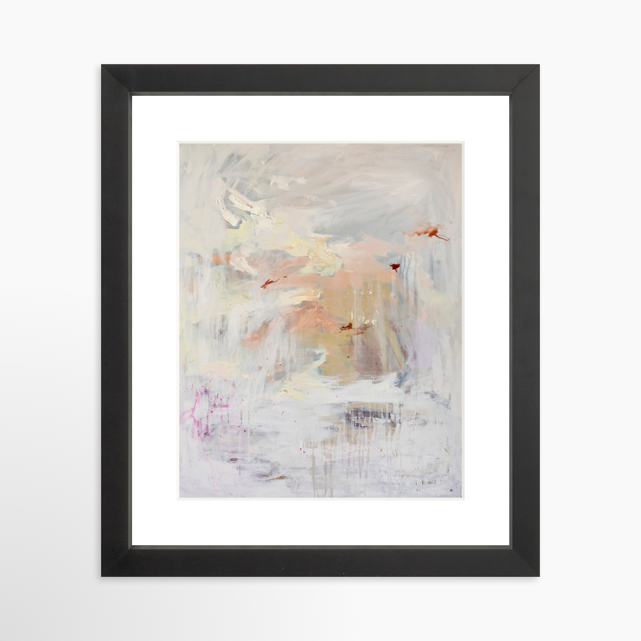 8x10 / Black Frame + White Mat