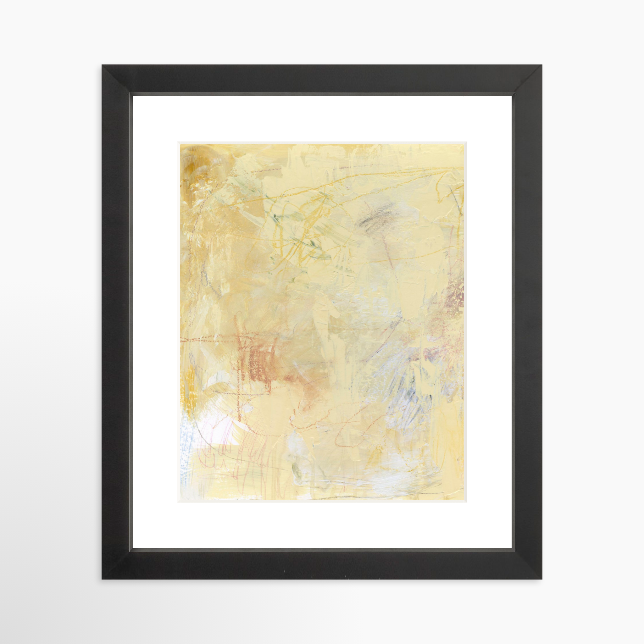 8x10 / Black Frame + White Mat