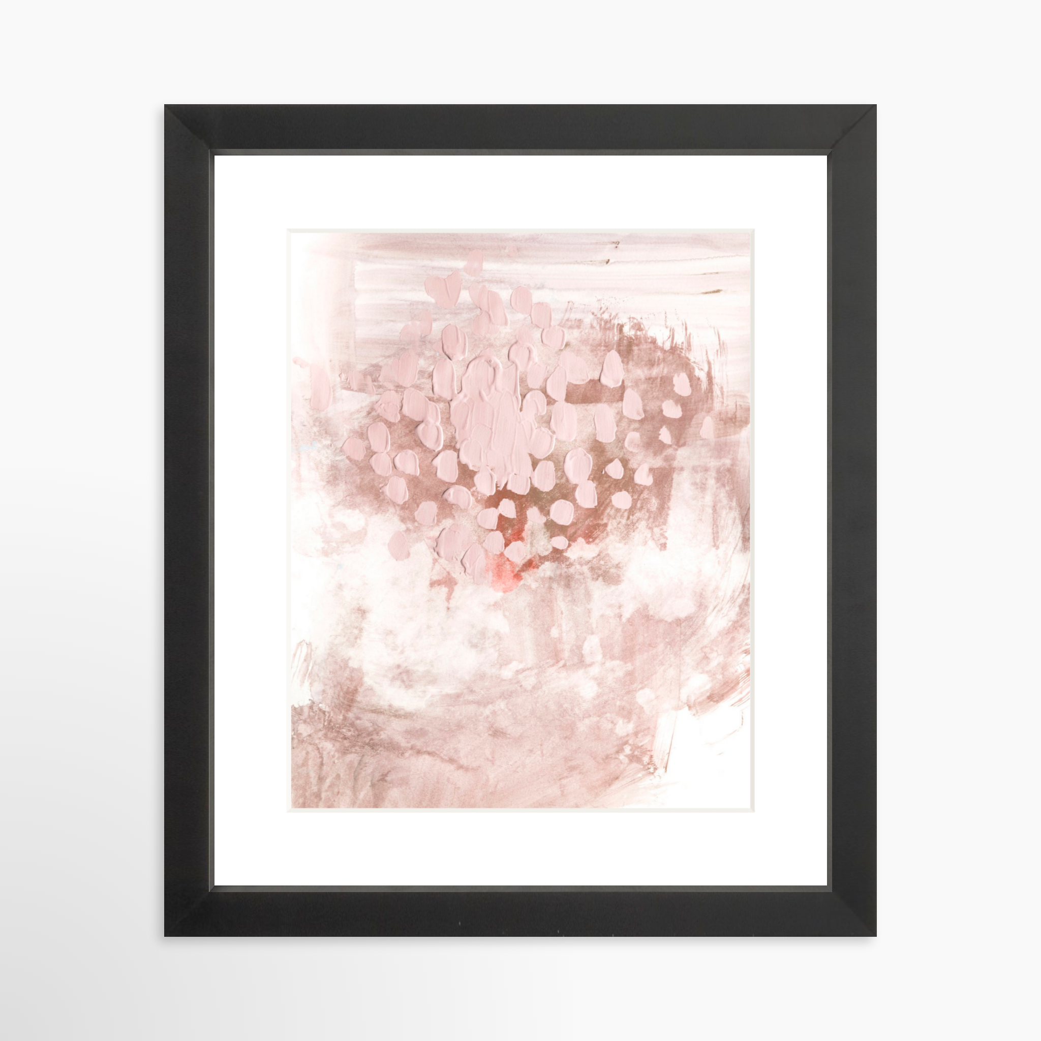 8x10 / Black Frame + White Mat