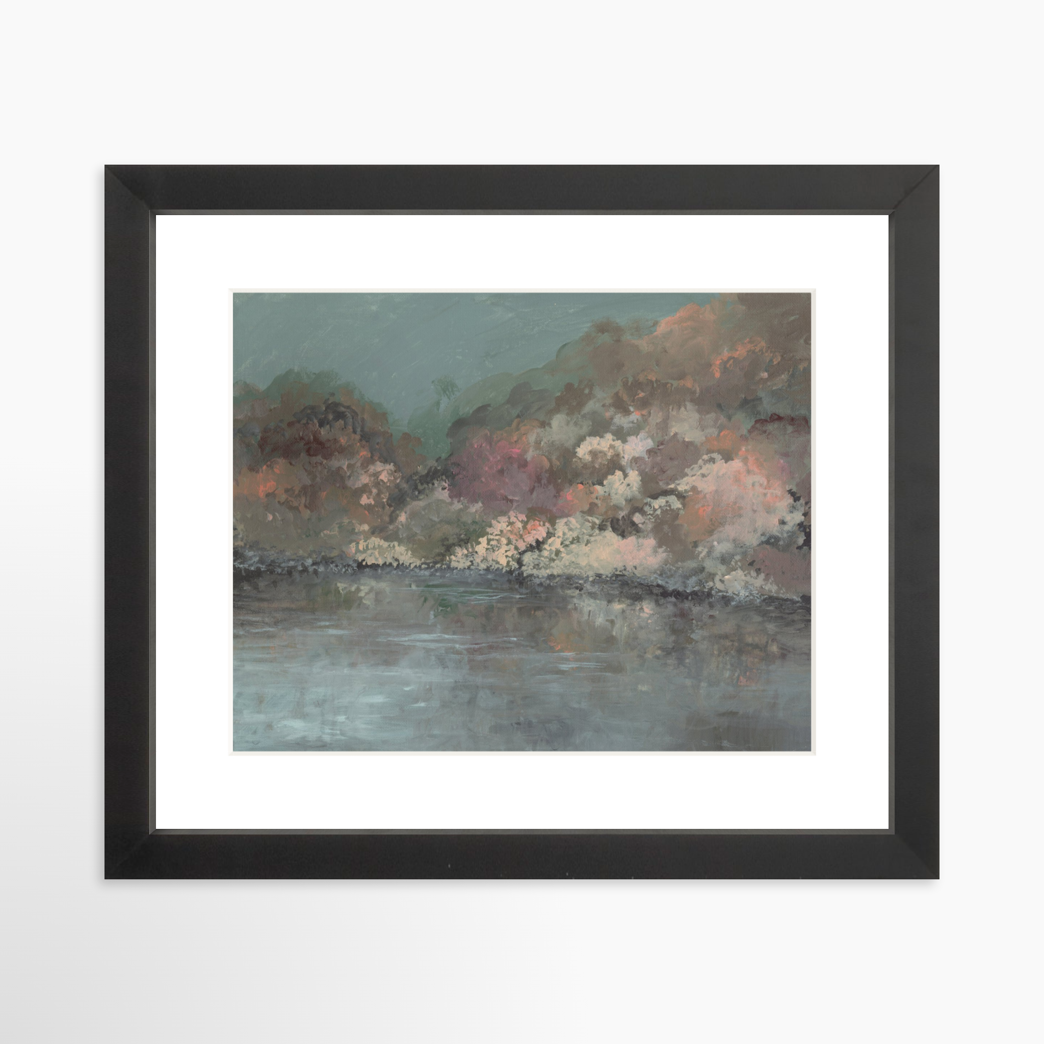 10x8 / Black Frame + White Mat