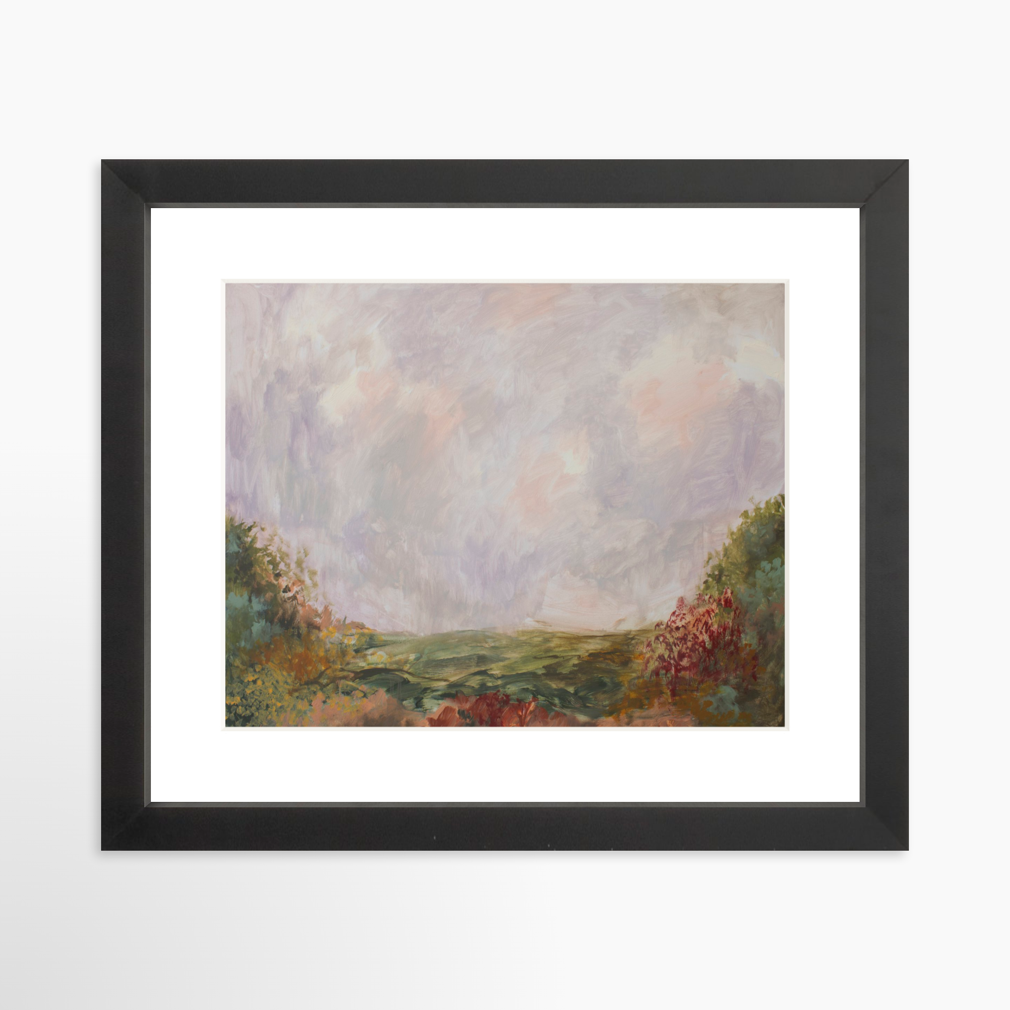 10x8 / Black Frame + White Mat