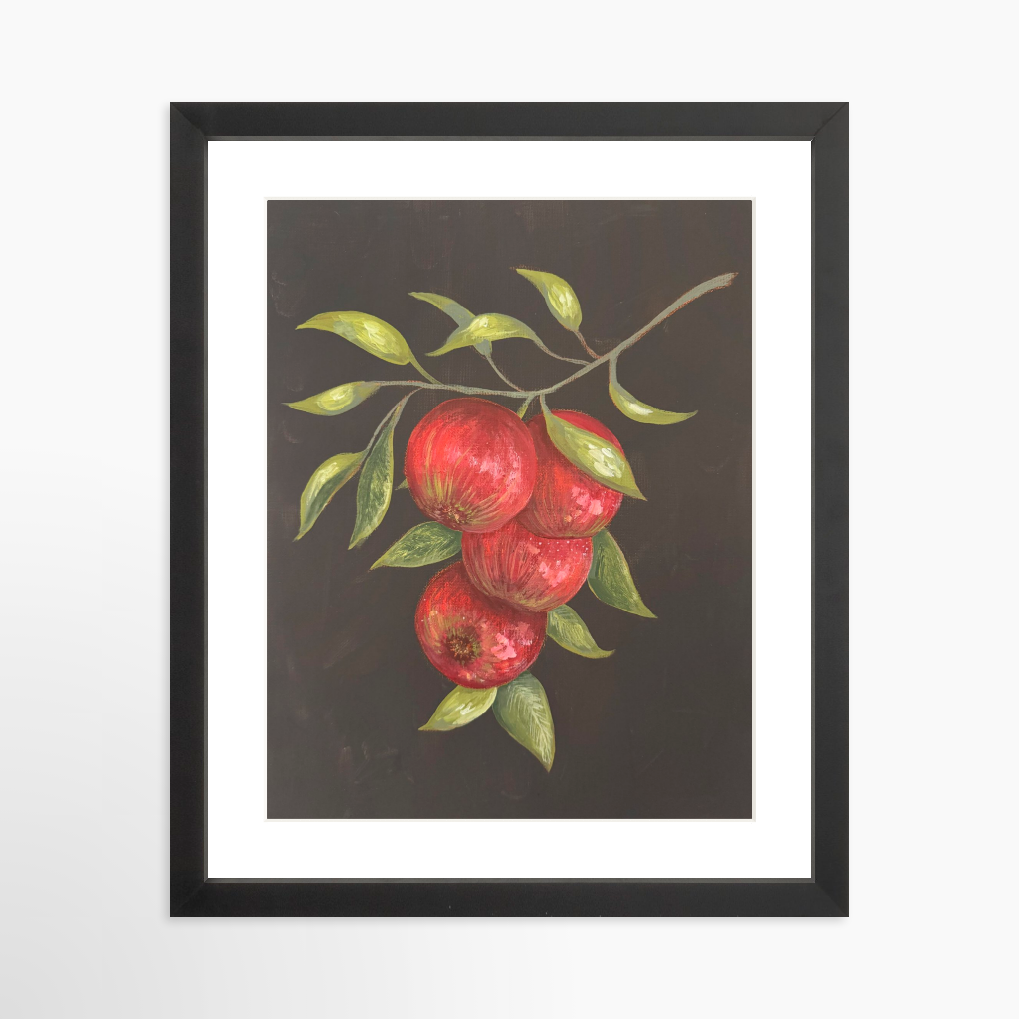 11x14 / Black Frame + White Mat