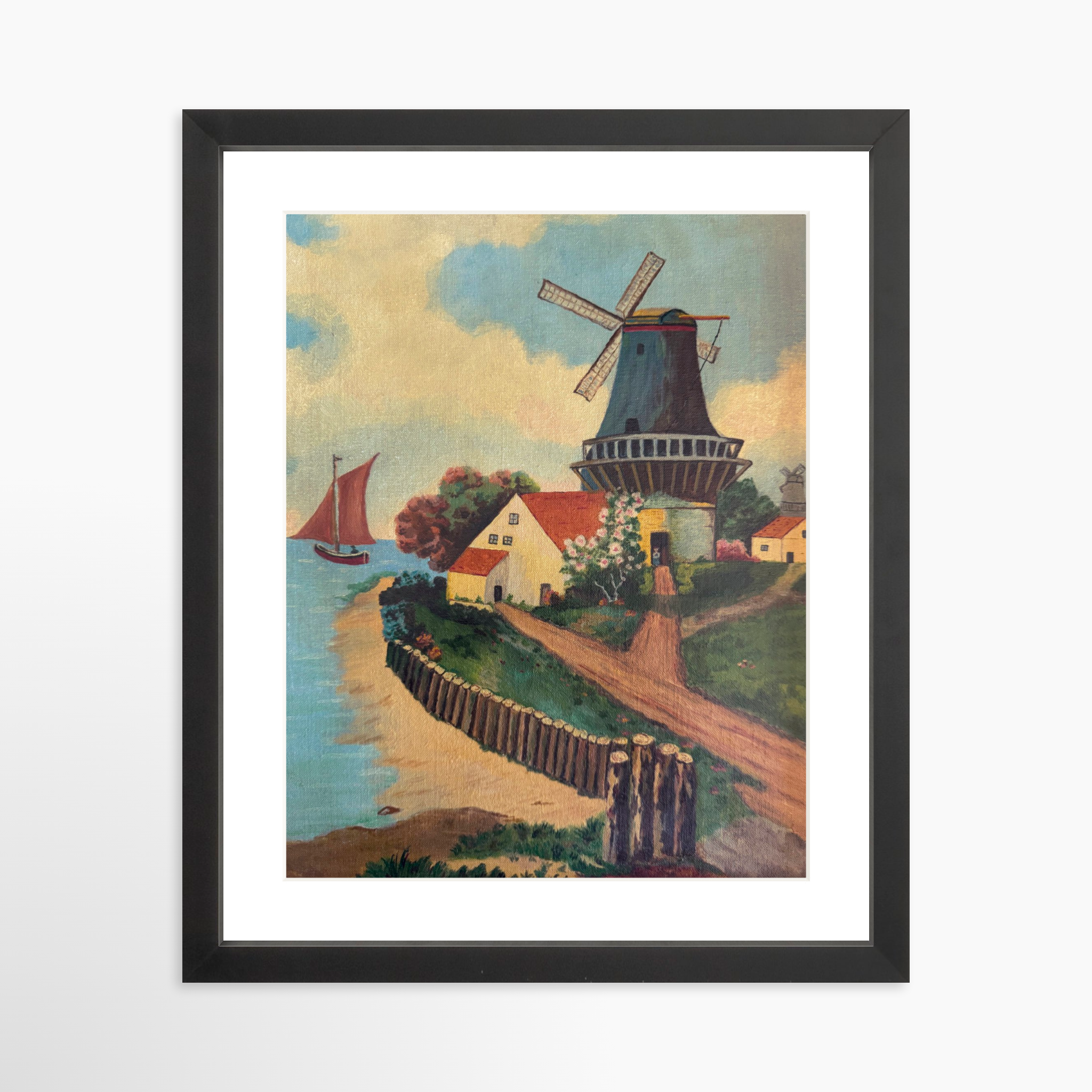 11x14 / Black Frame + White Mat