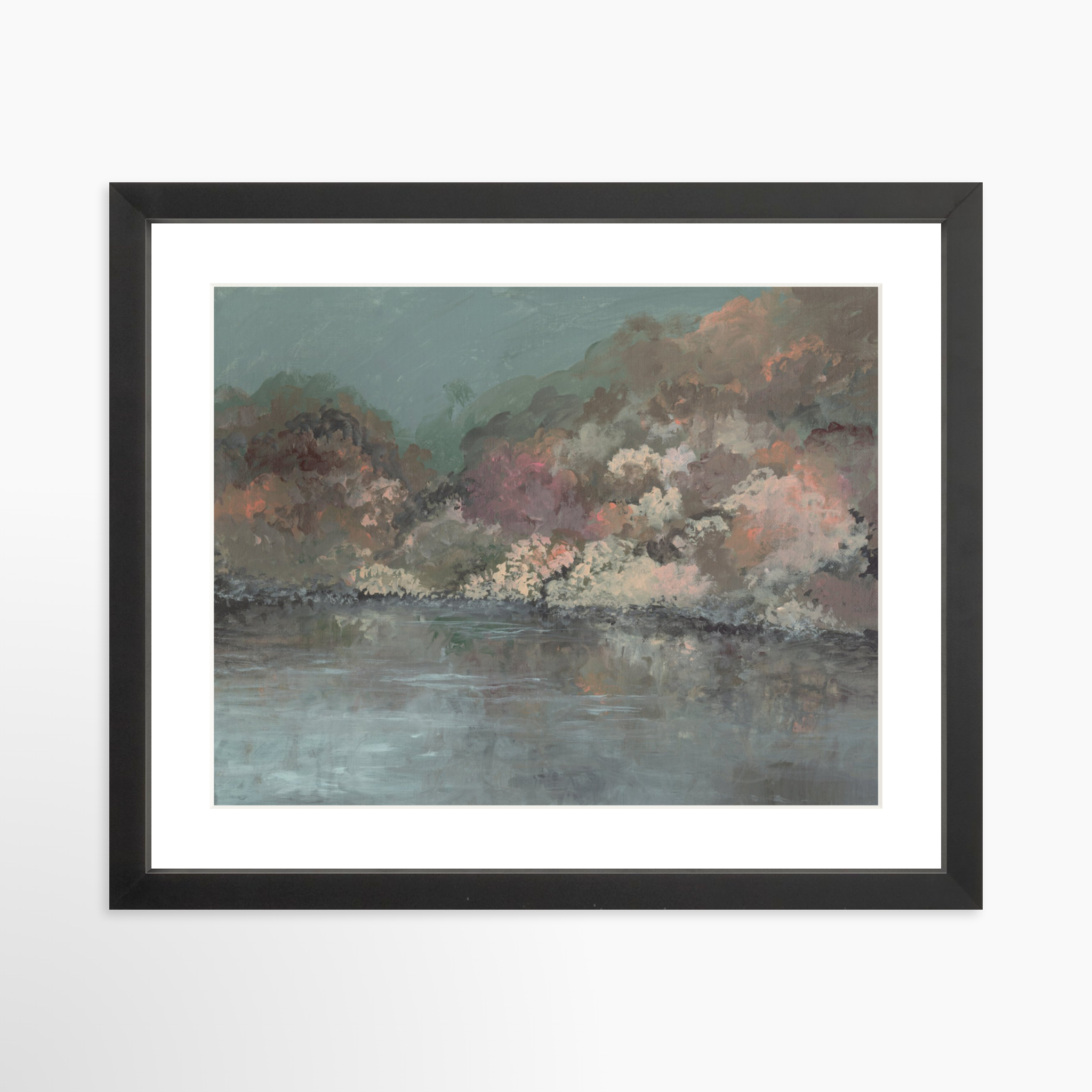 14x11 / Black Frame + White Mat