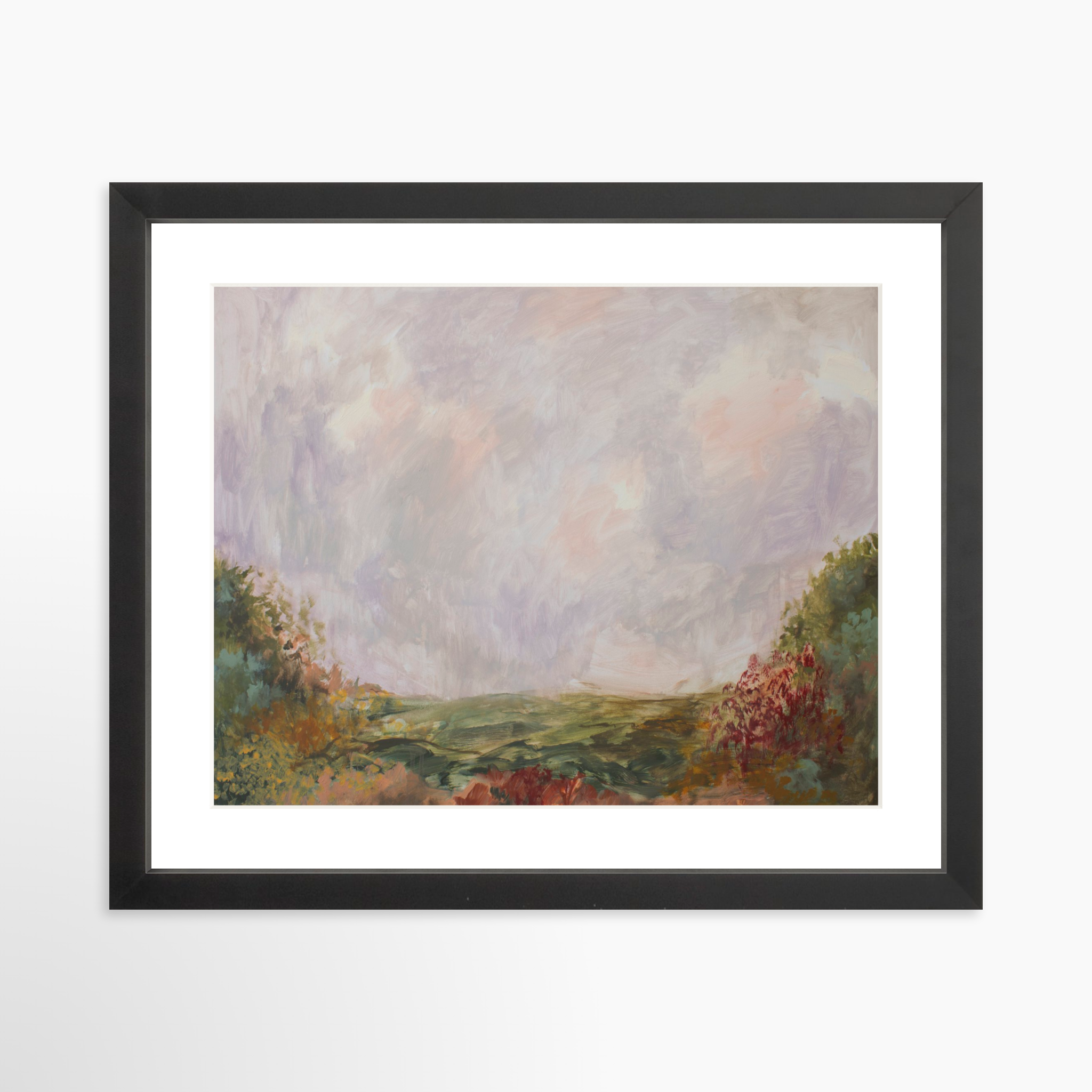 14x11 / Black Frame + White Mat