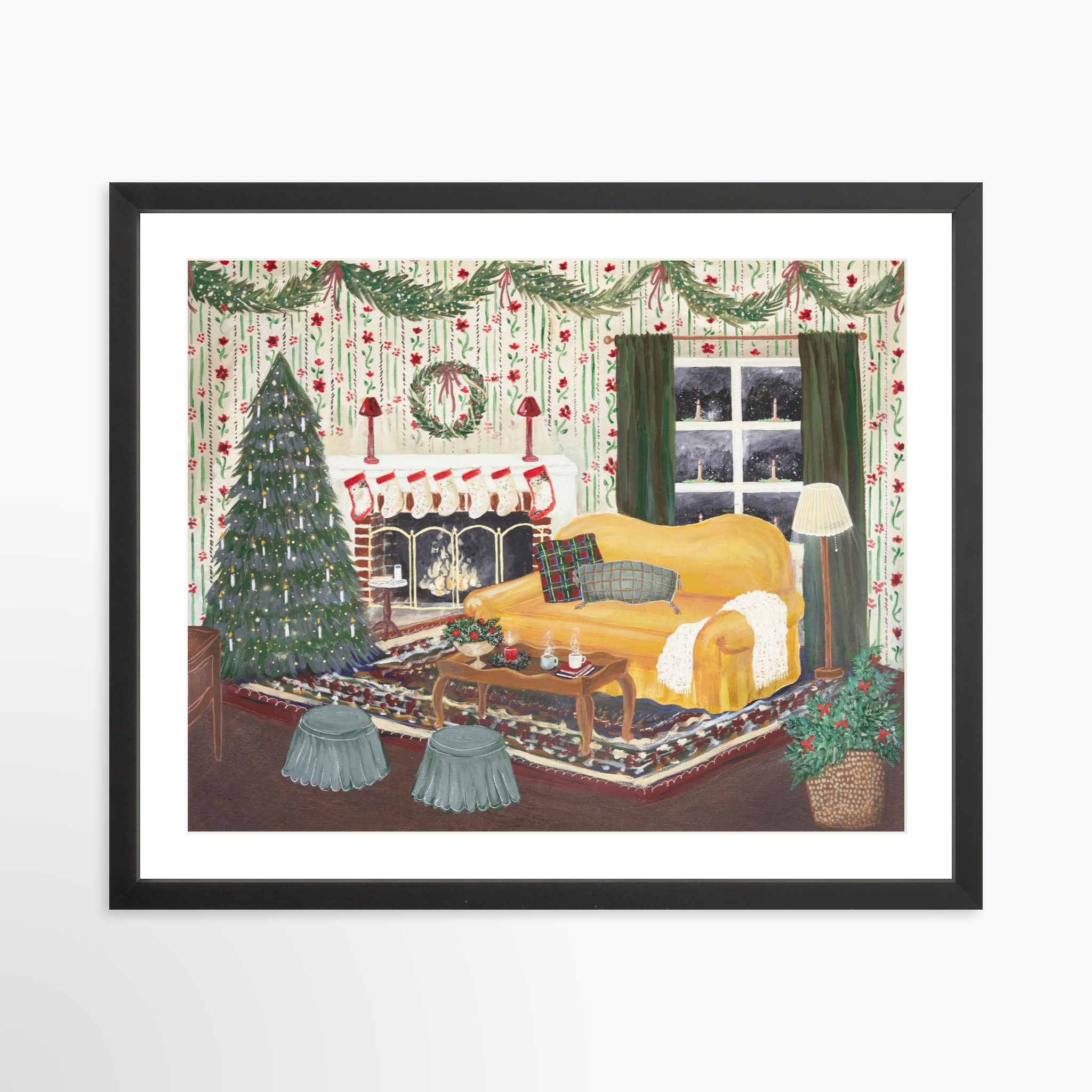 20x16 / Black Frame + White Mat