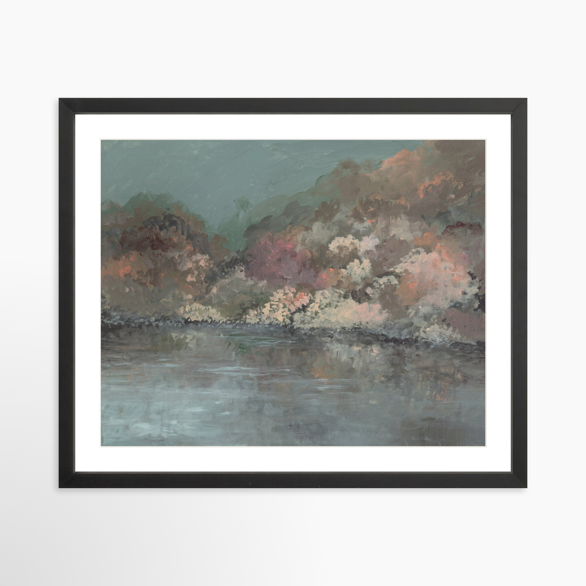 20x16 / Black Frame + White Mat