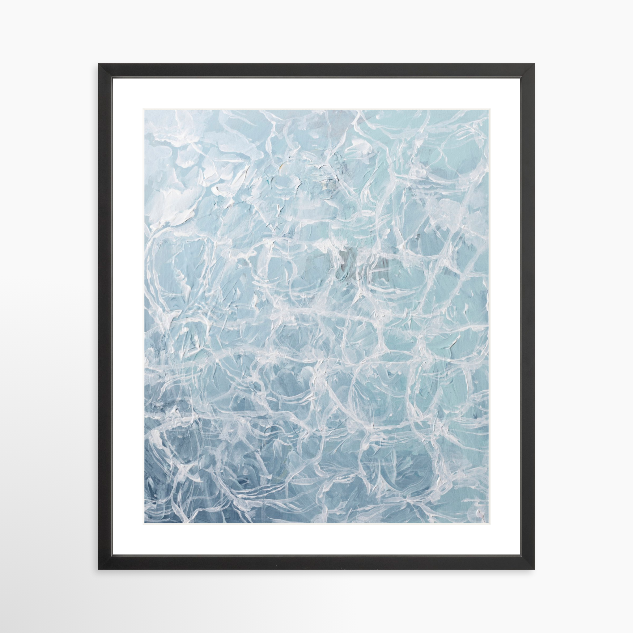 20x25 / Black Frame + White Mat