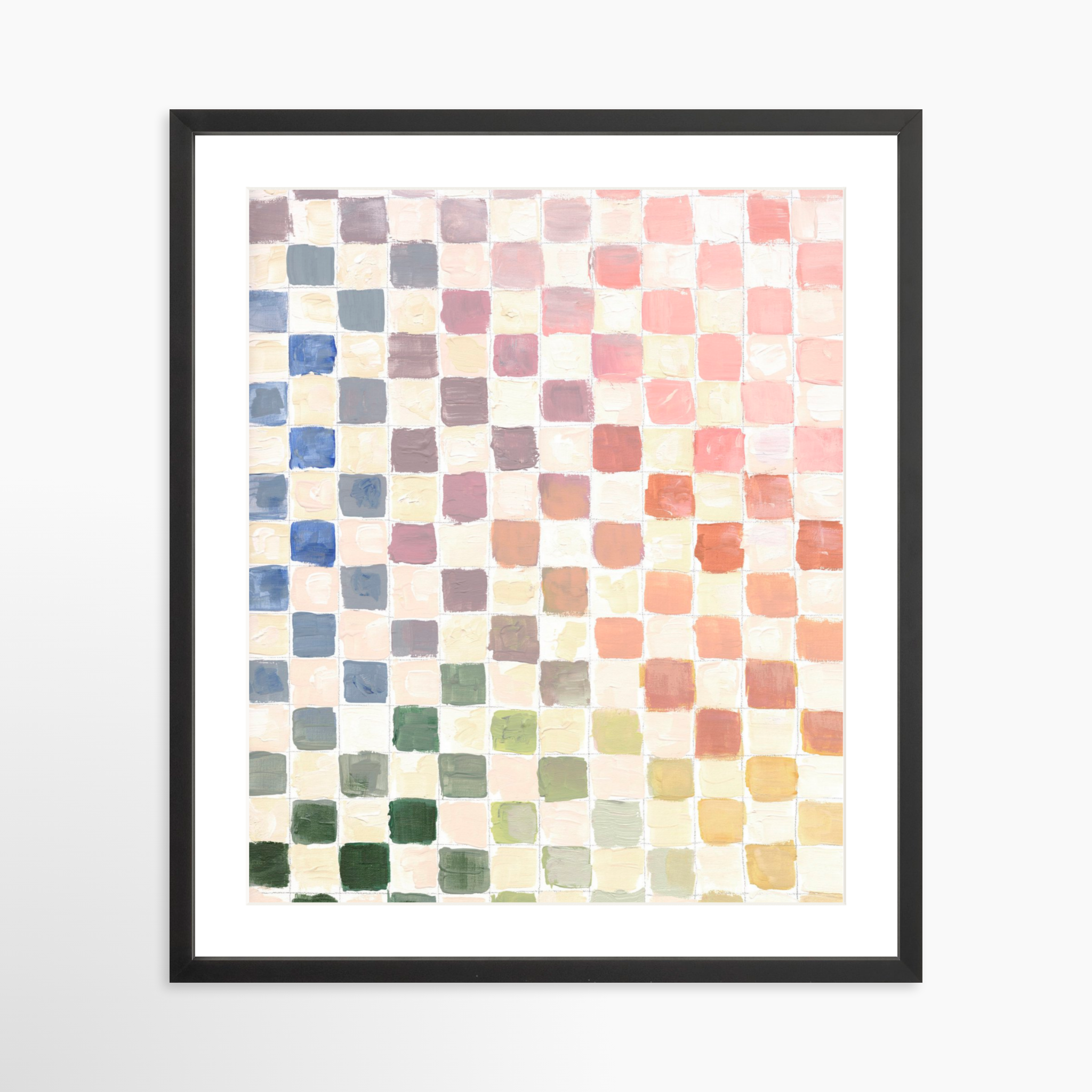 20x25 / Black Frame + White Mat