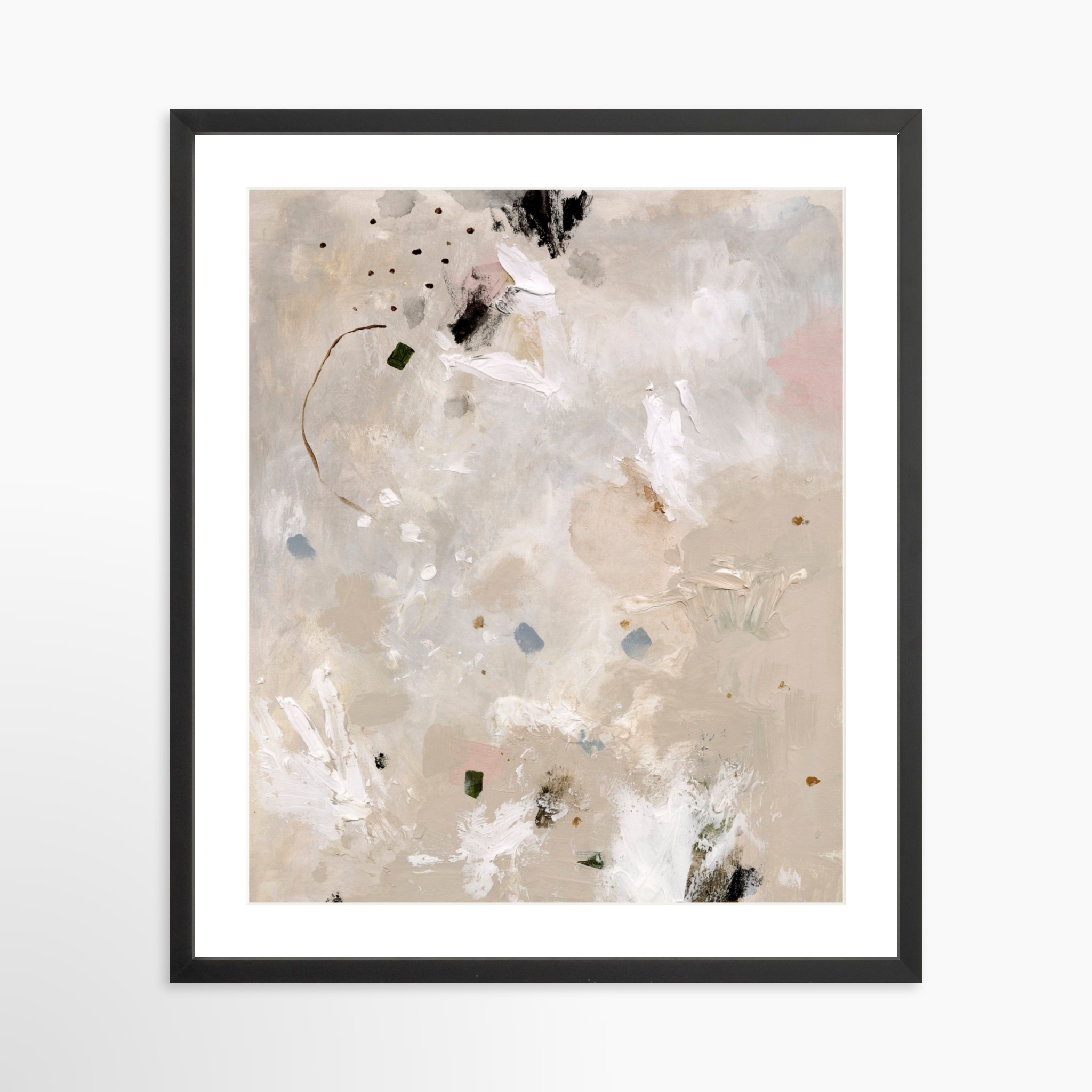 20x25 / Black Frame + White Mat