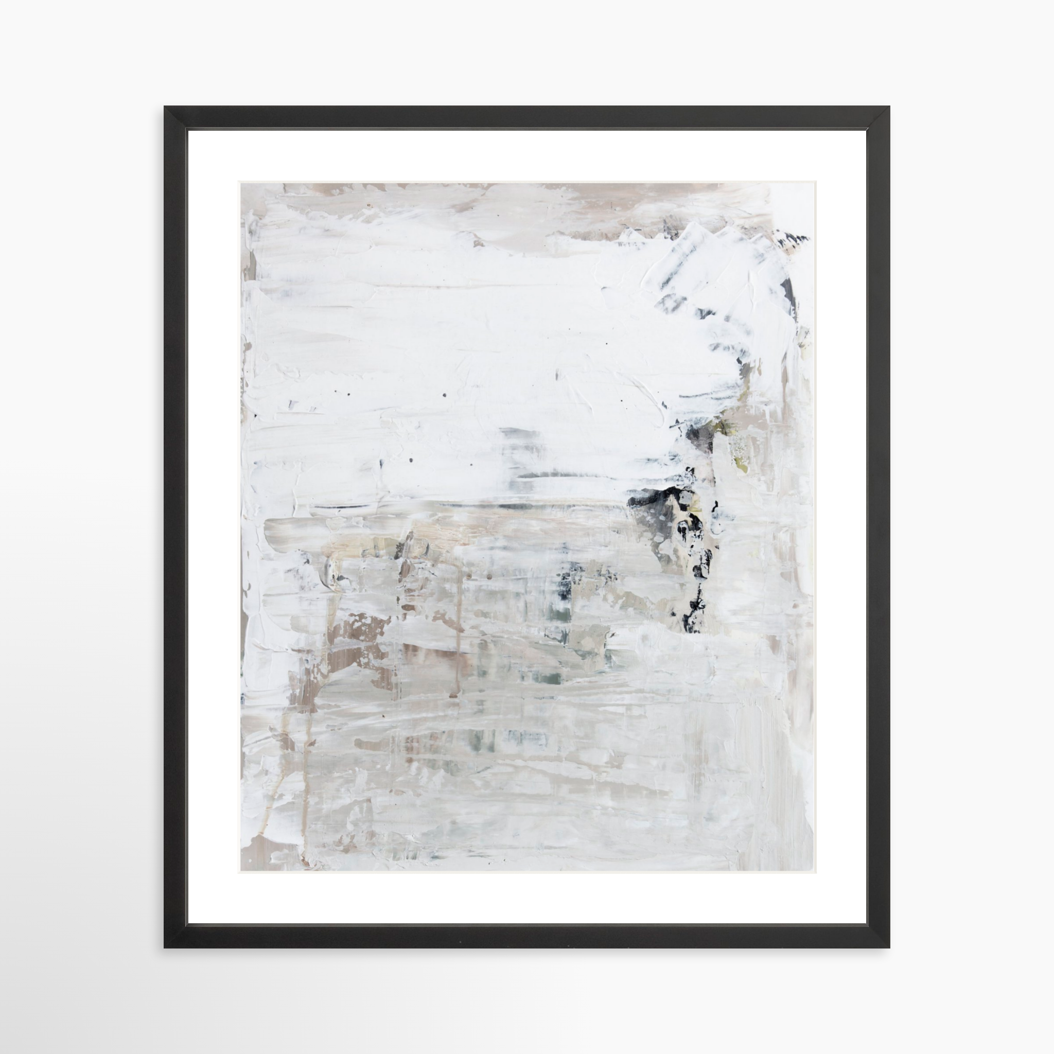 20x25 / Black Frame + White Mat