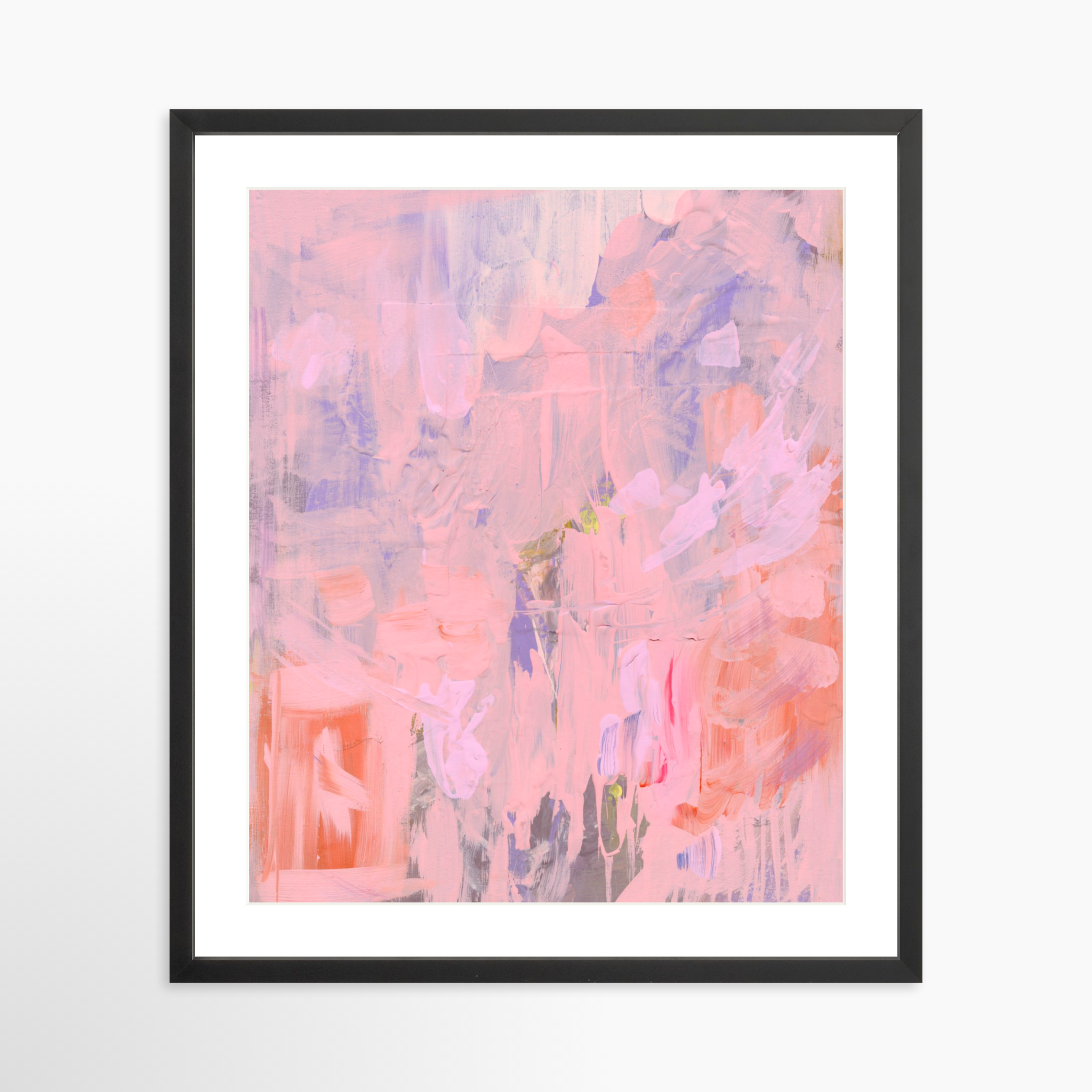 20x25 / Black Frame + White Mat