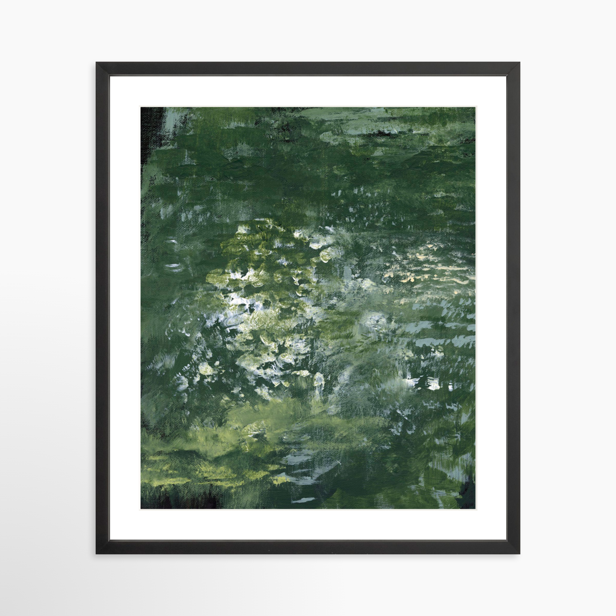 20x25 / Black Frame + White Mat