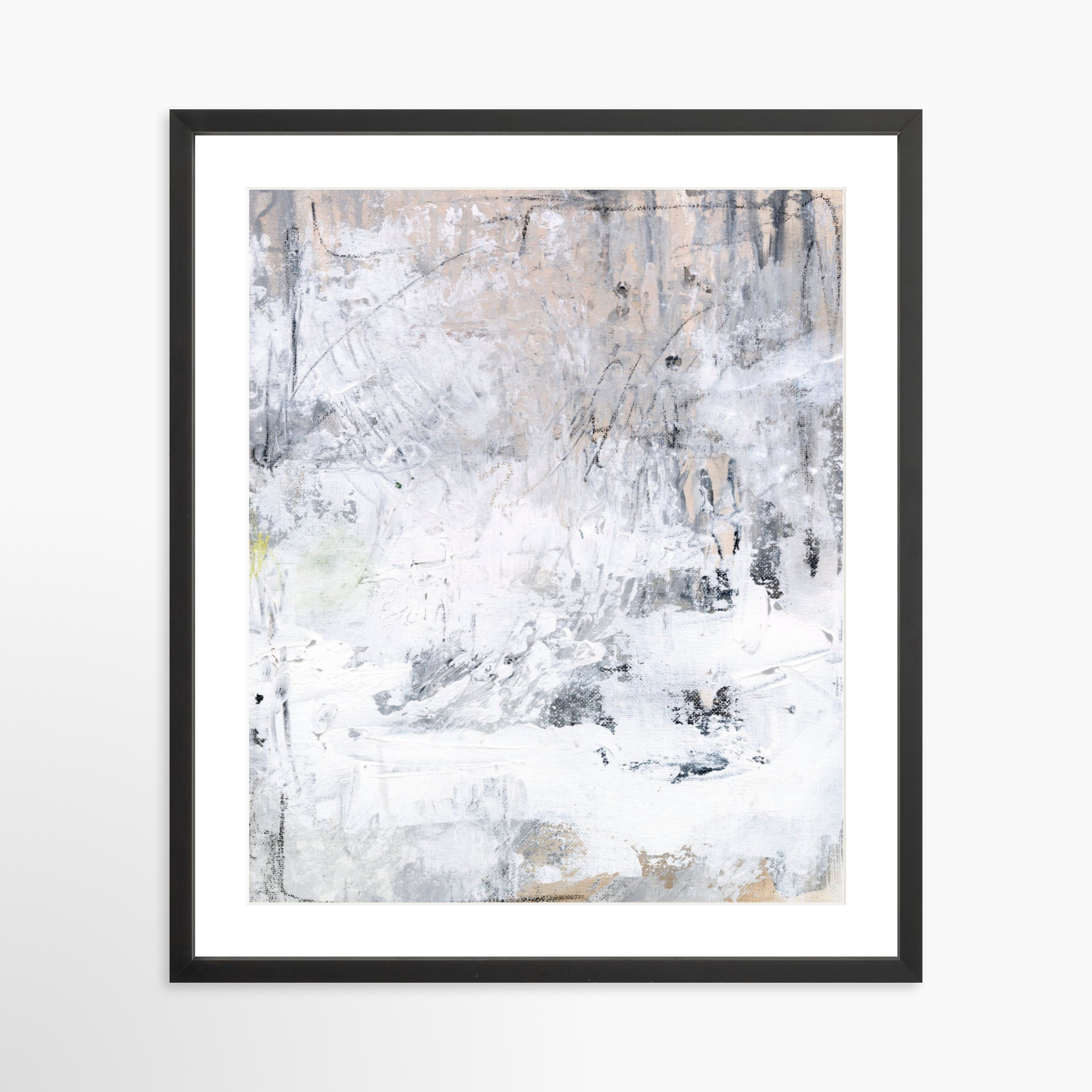 20x25 / Black Frame + White Mat