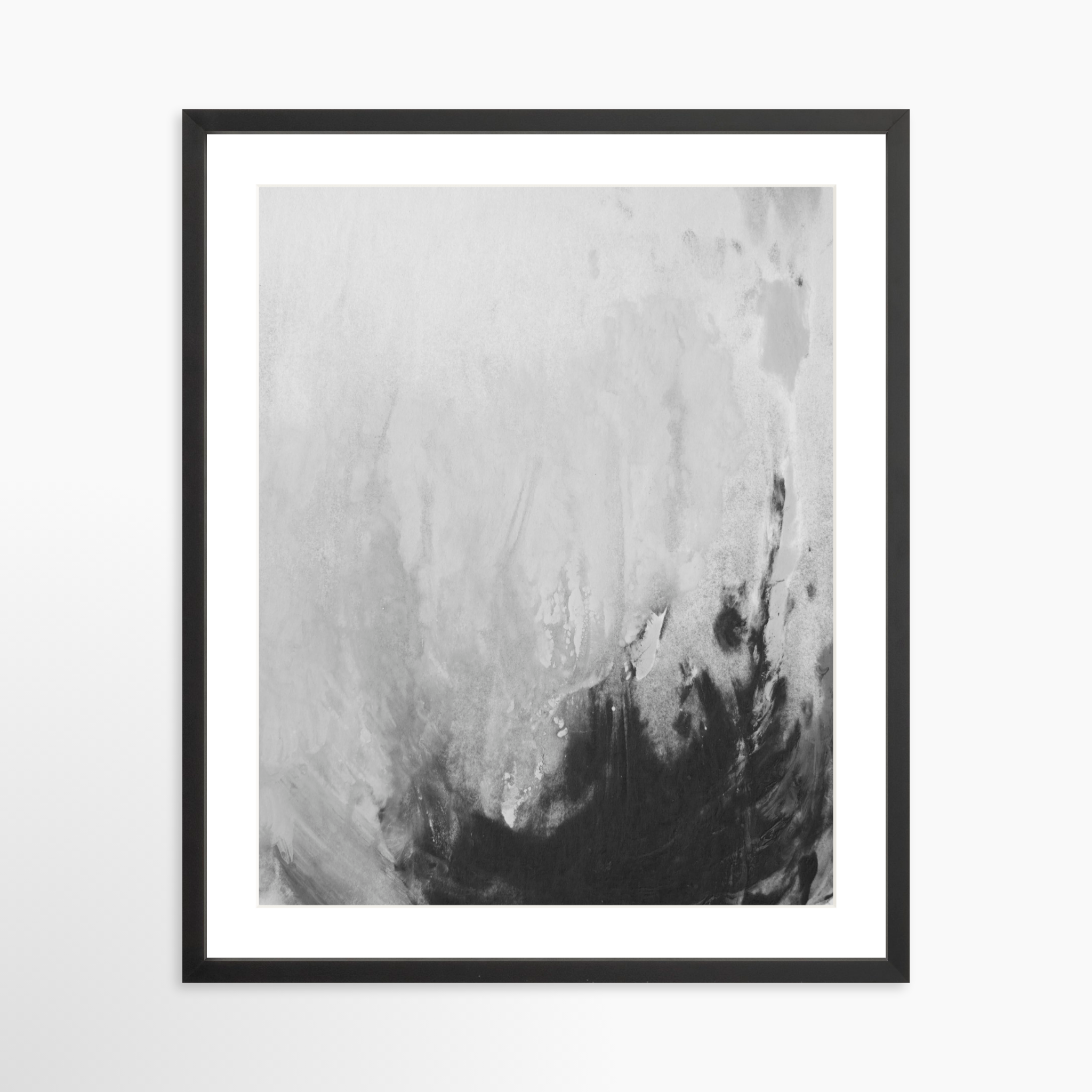 20x25 / Black Frame + White Mat