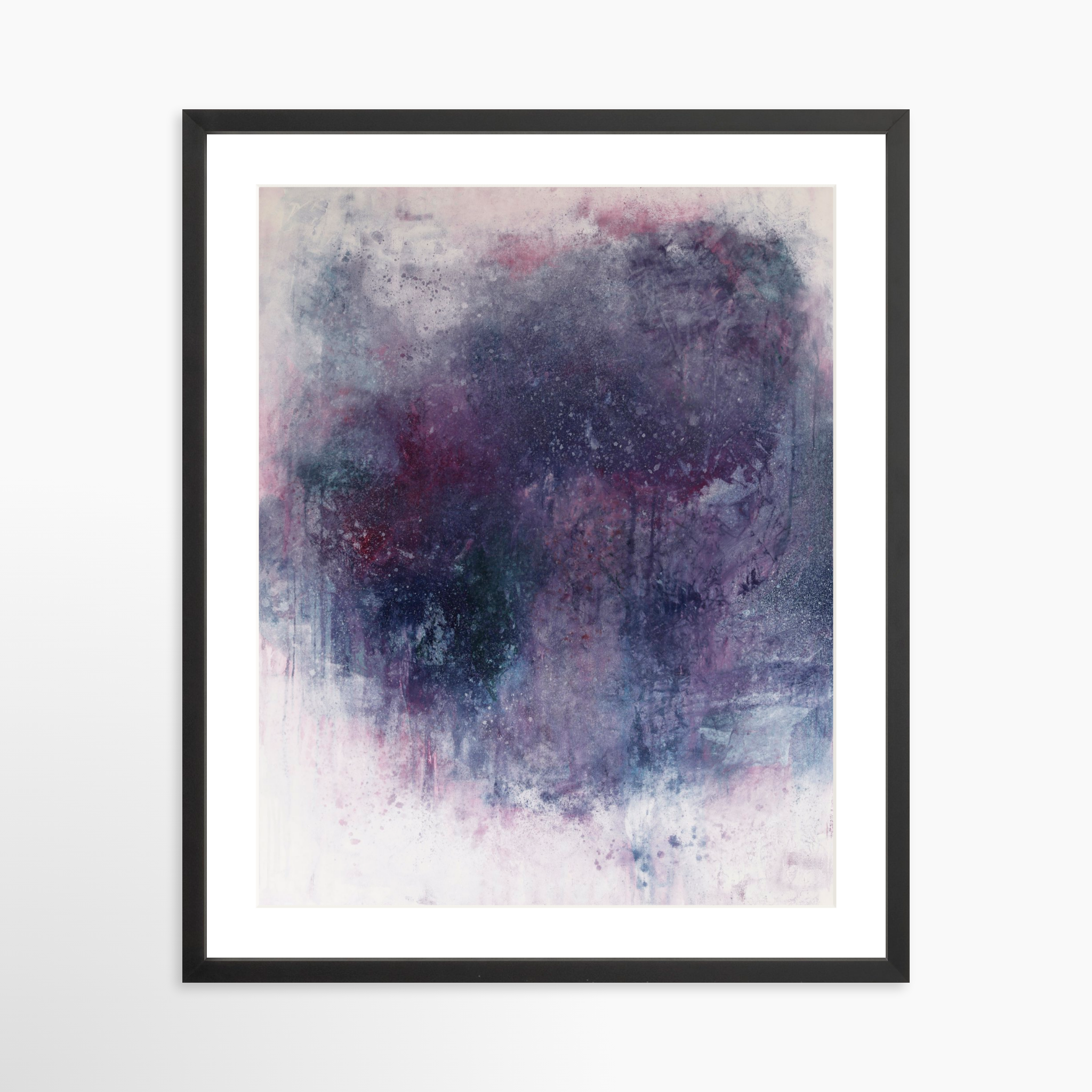20x25 / Black Frame + White Mat