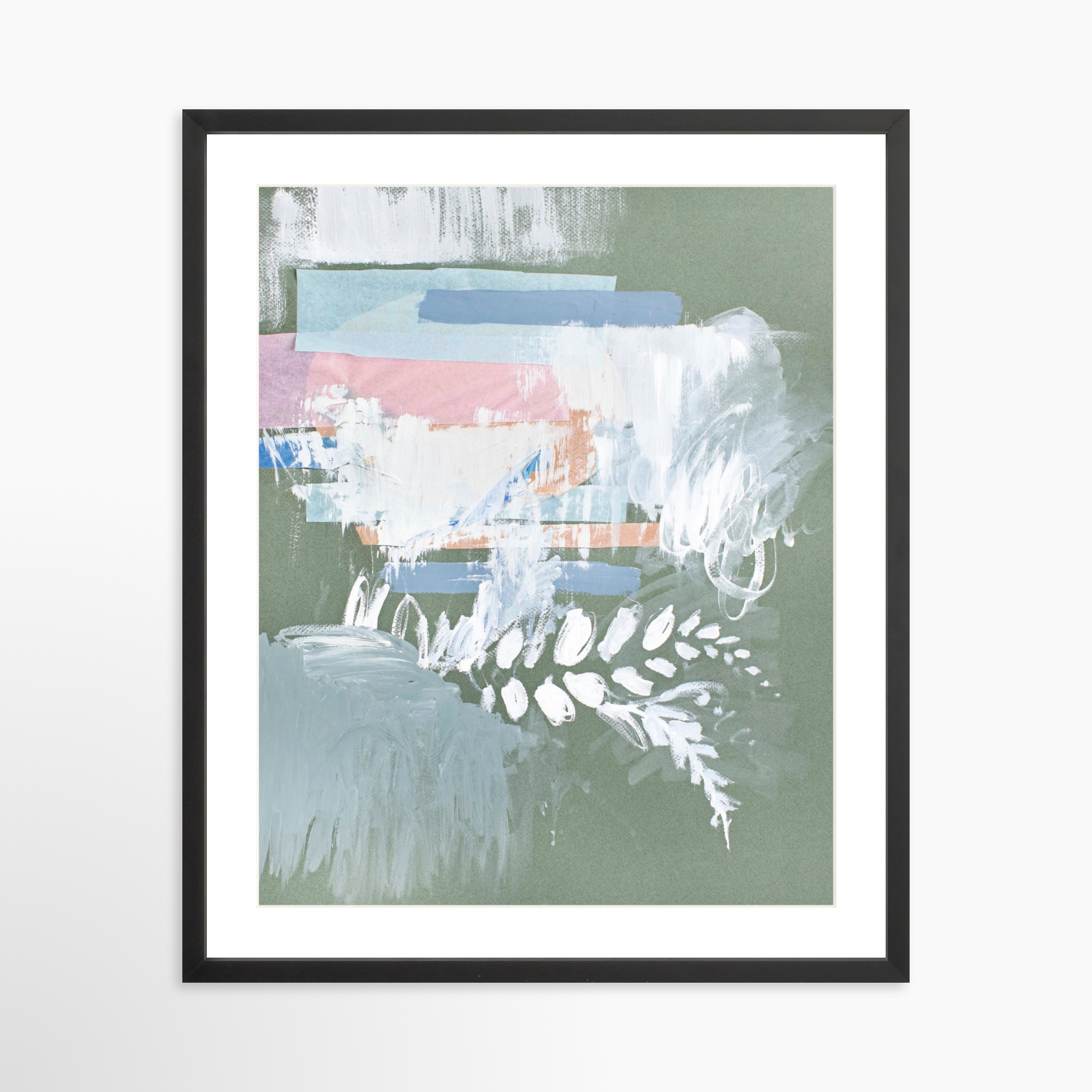 20x25 / Black Frame + White Mat