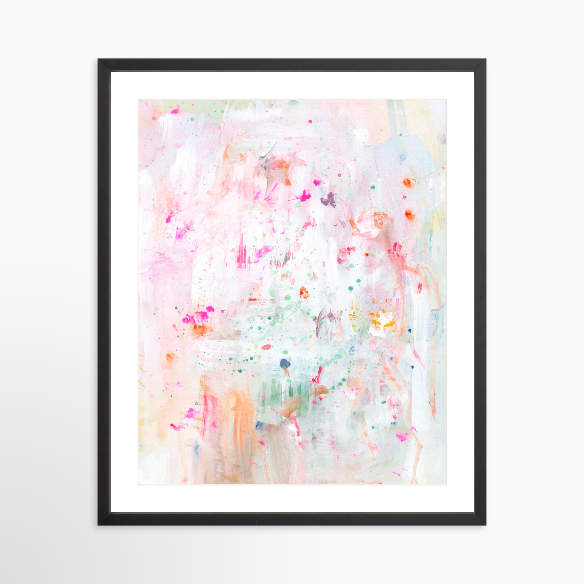 20x25 / Black Frame + White Mat