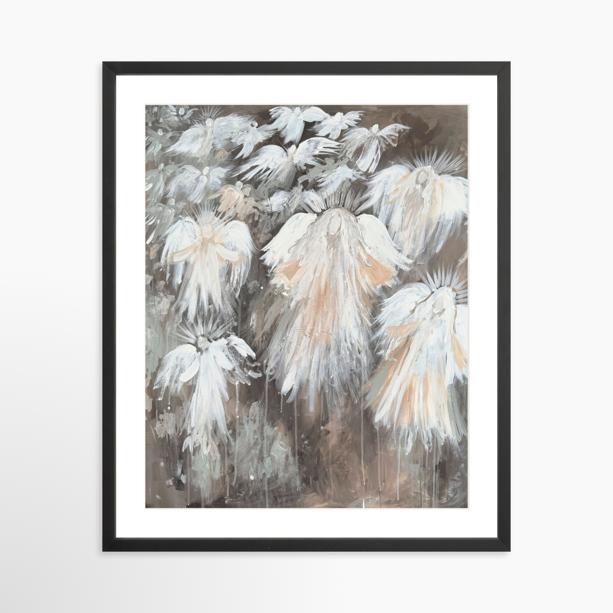 20x25 / Black Frame + White Mat