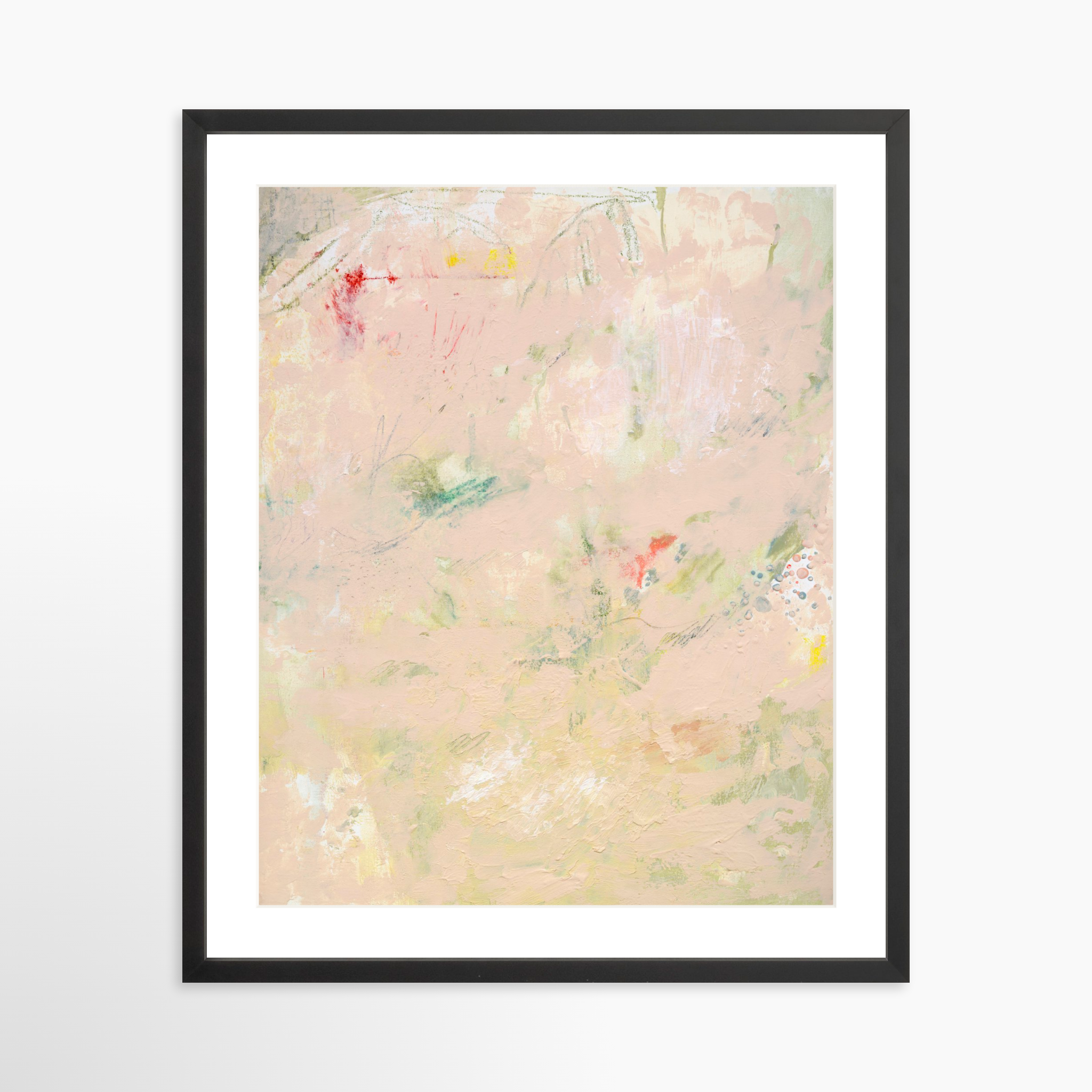 20x25 / Black Frame + White Mat