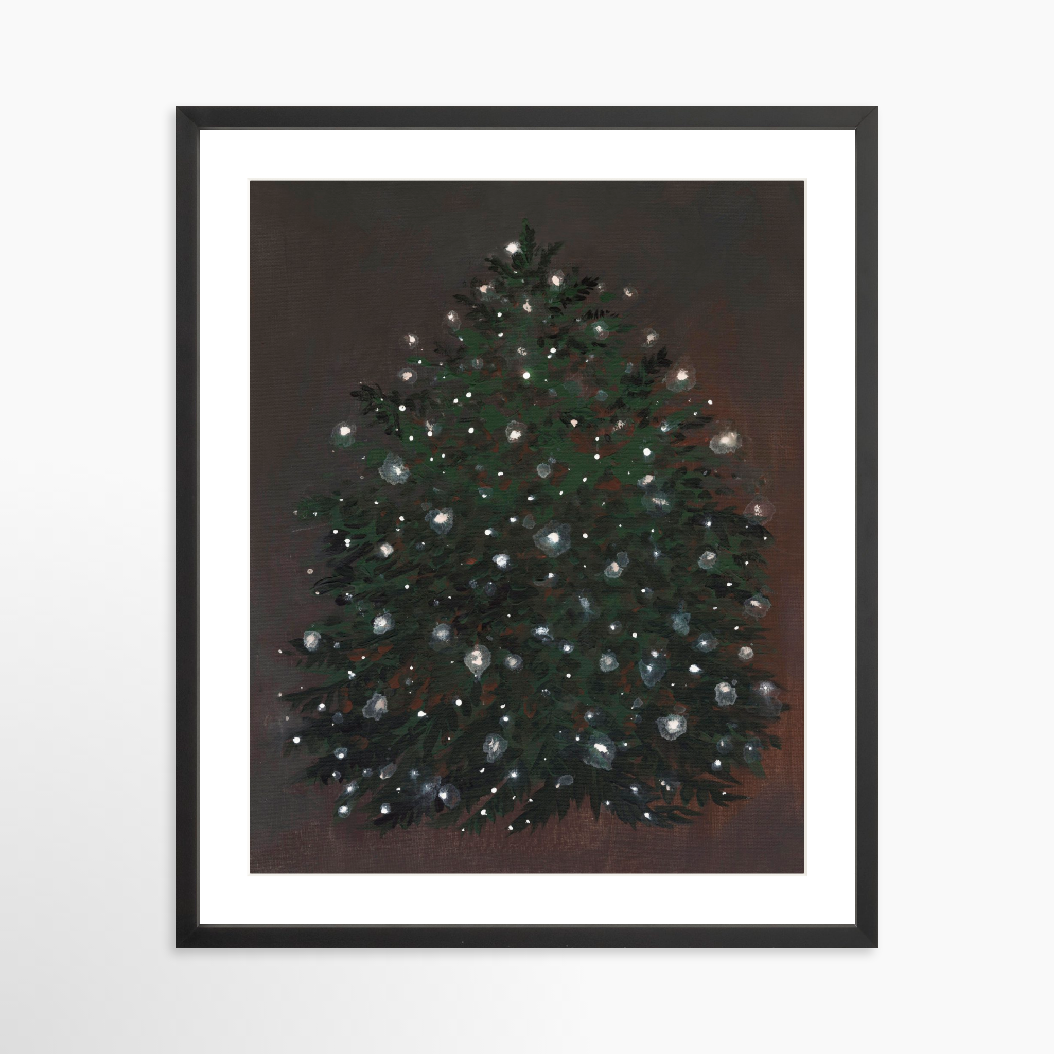 20x25 / Black Frame + White Mat