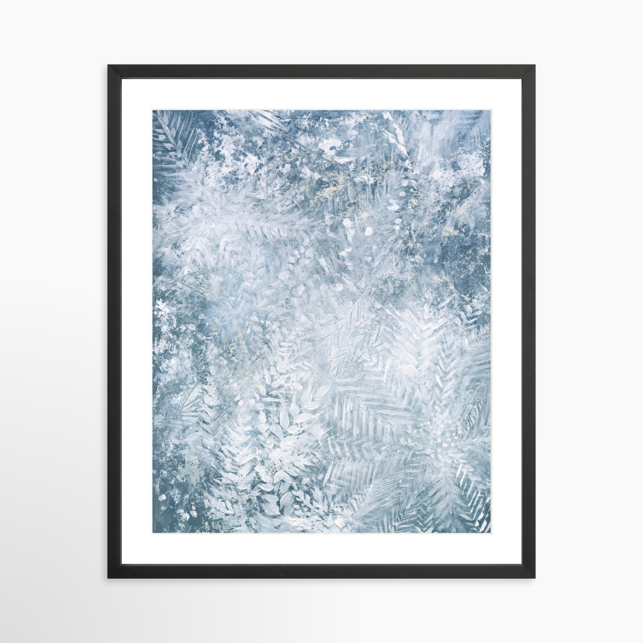 20x25 / Black Frame + White Mat