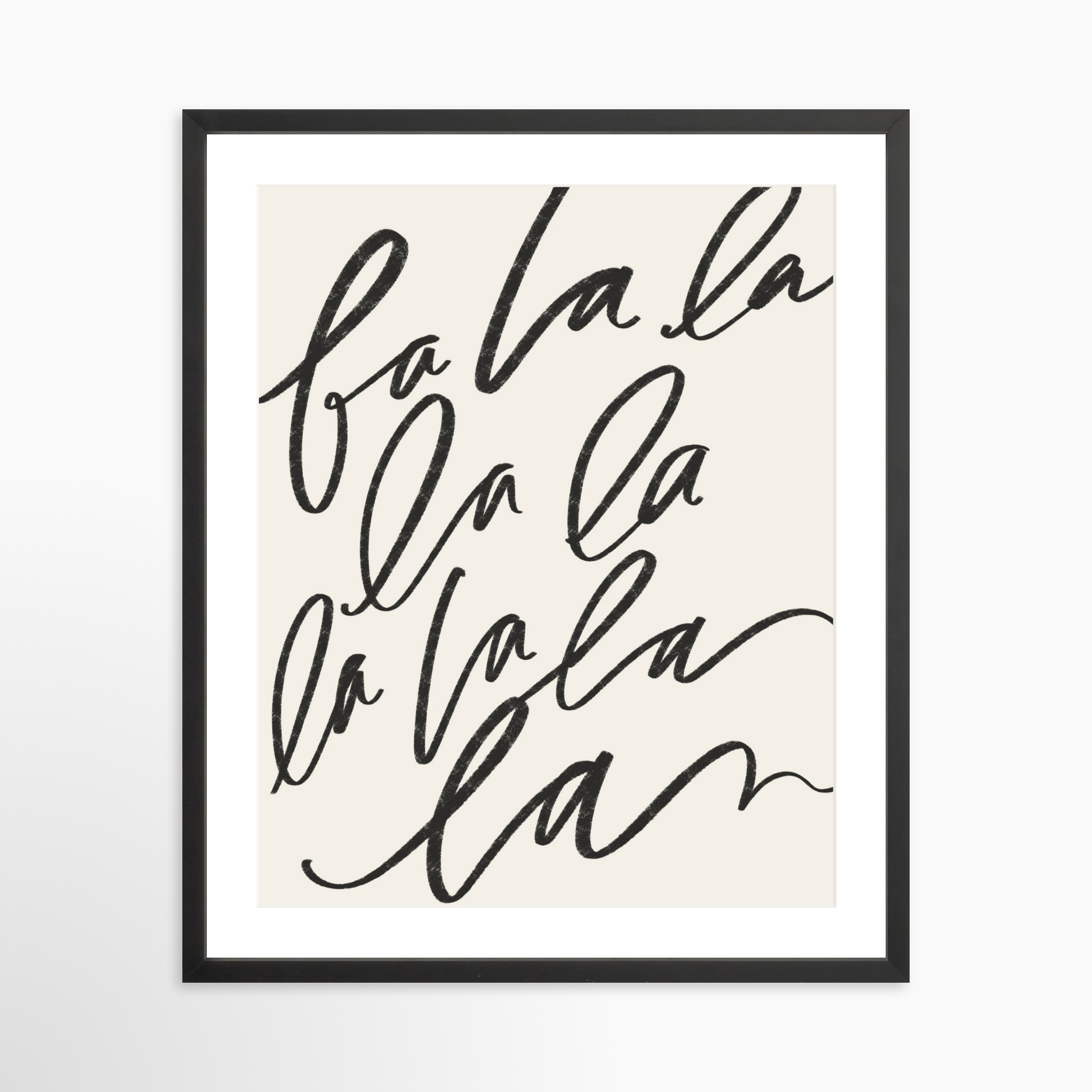 20x25 / Black Frame + White Mat