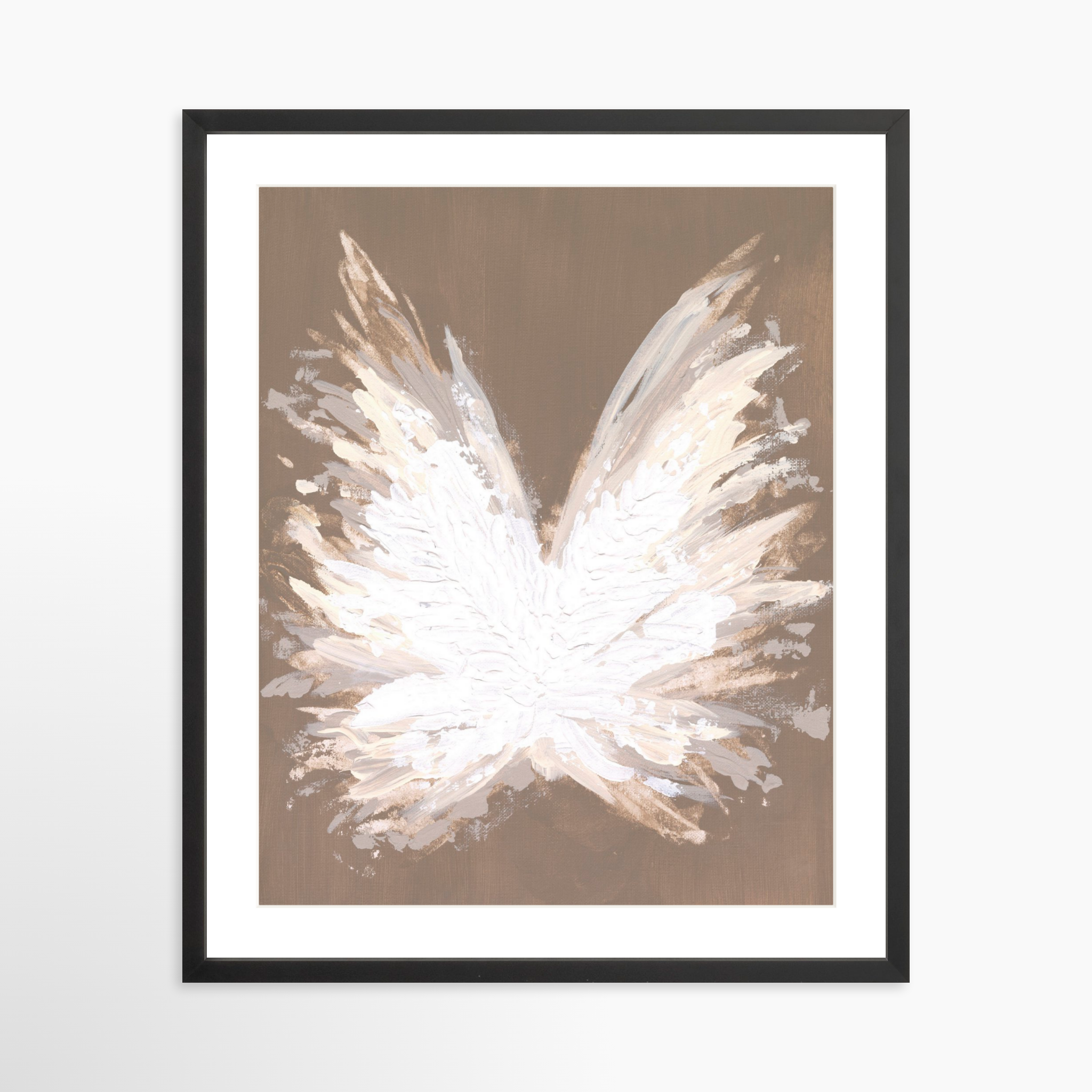 20x25 / Black Frame + White Mat