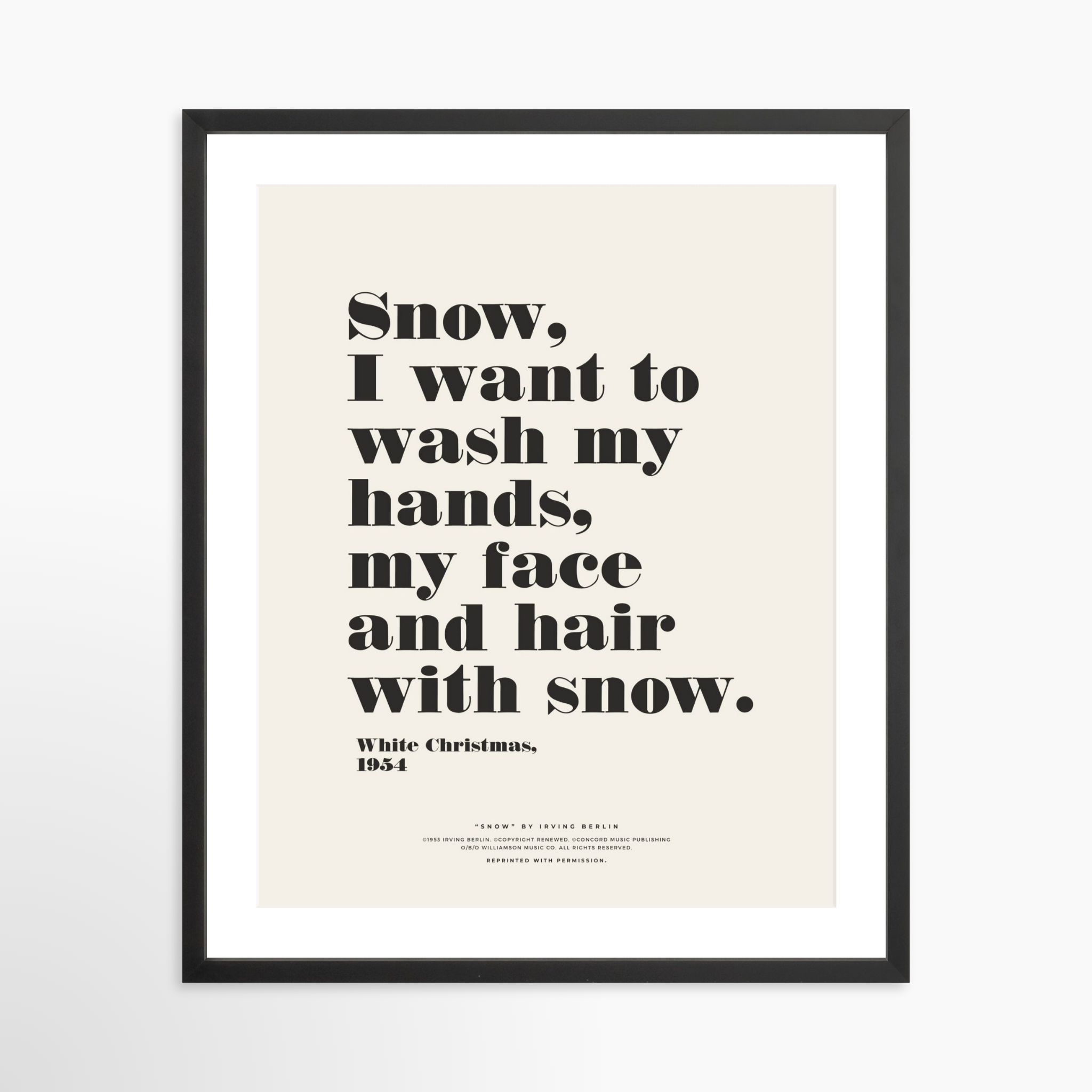 20x25 / Black Frame + White Mat