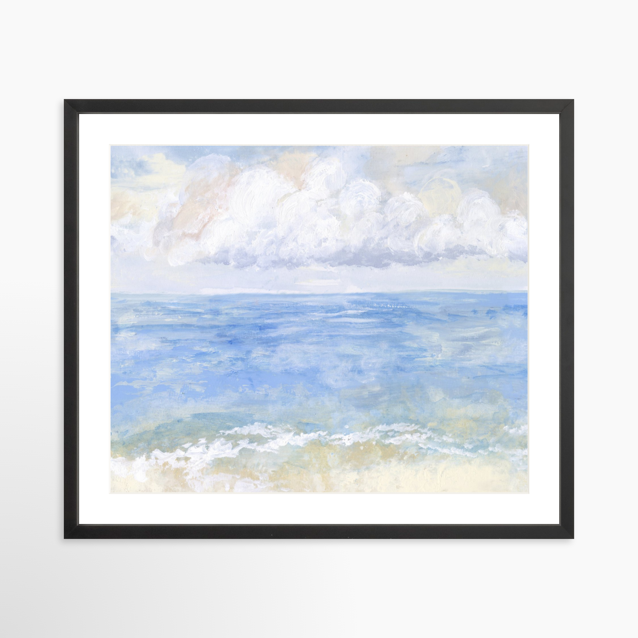 25x20 / Black Frame + White Mat