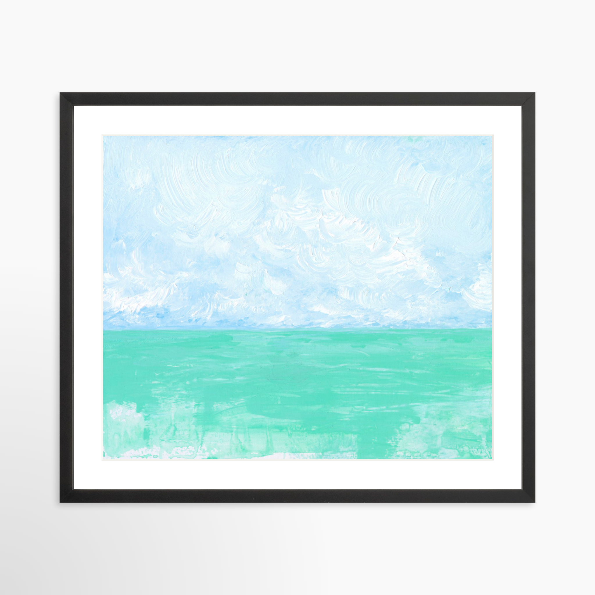 25x20 / Black Frame + White Mat