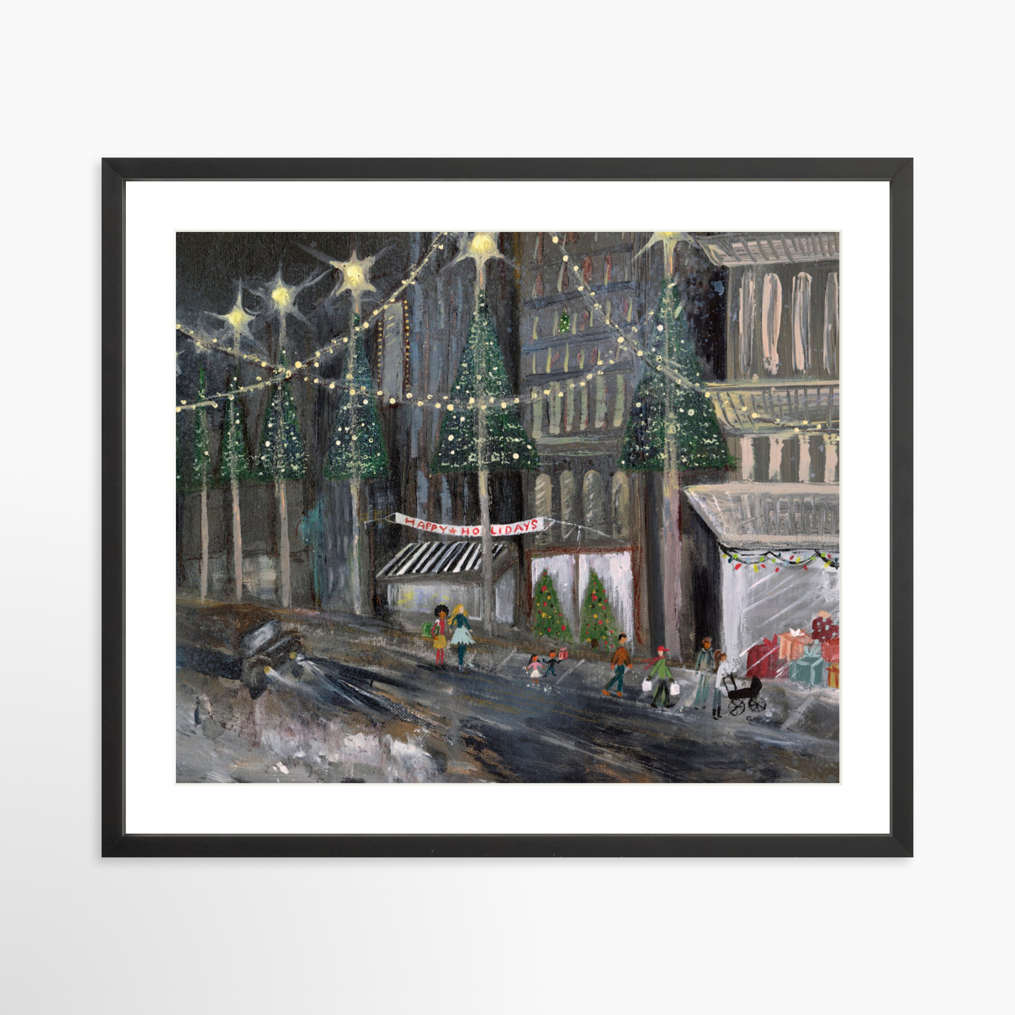 25x20 / Black Frame + White Mat