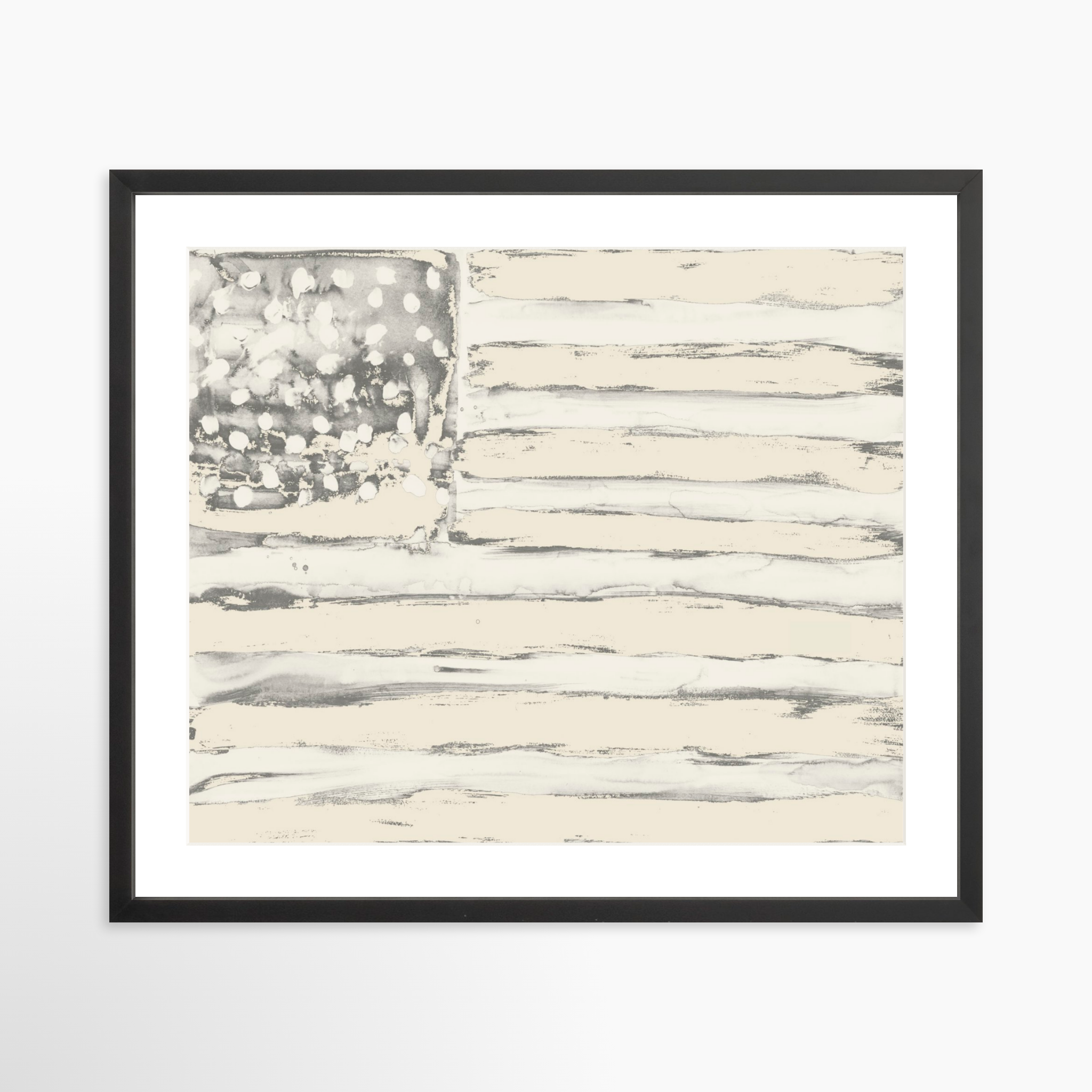 25x20 / Black Frame + White Mat