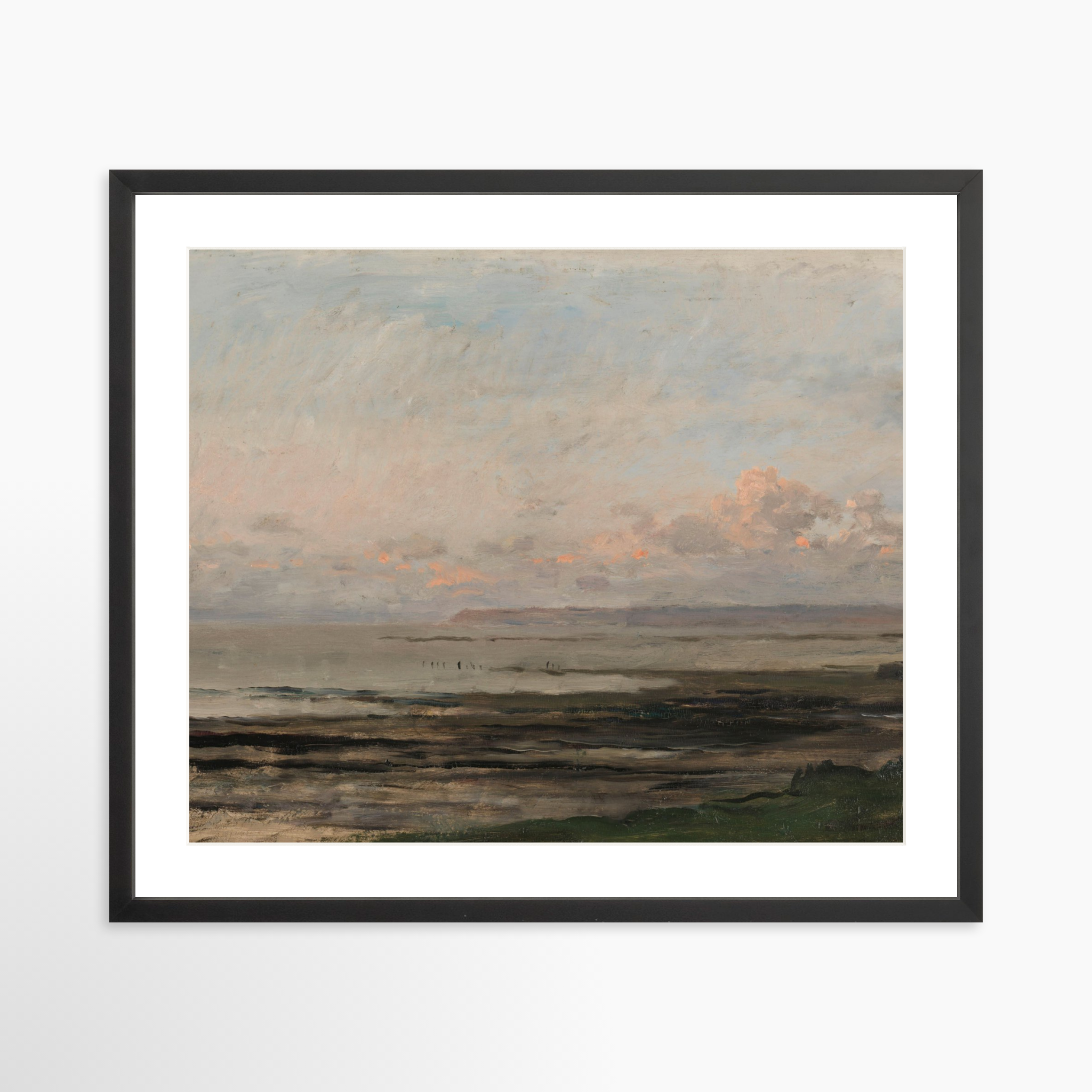 25x20 / Black Frame + White Mat