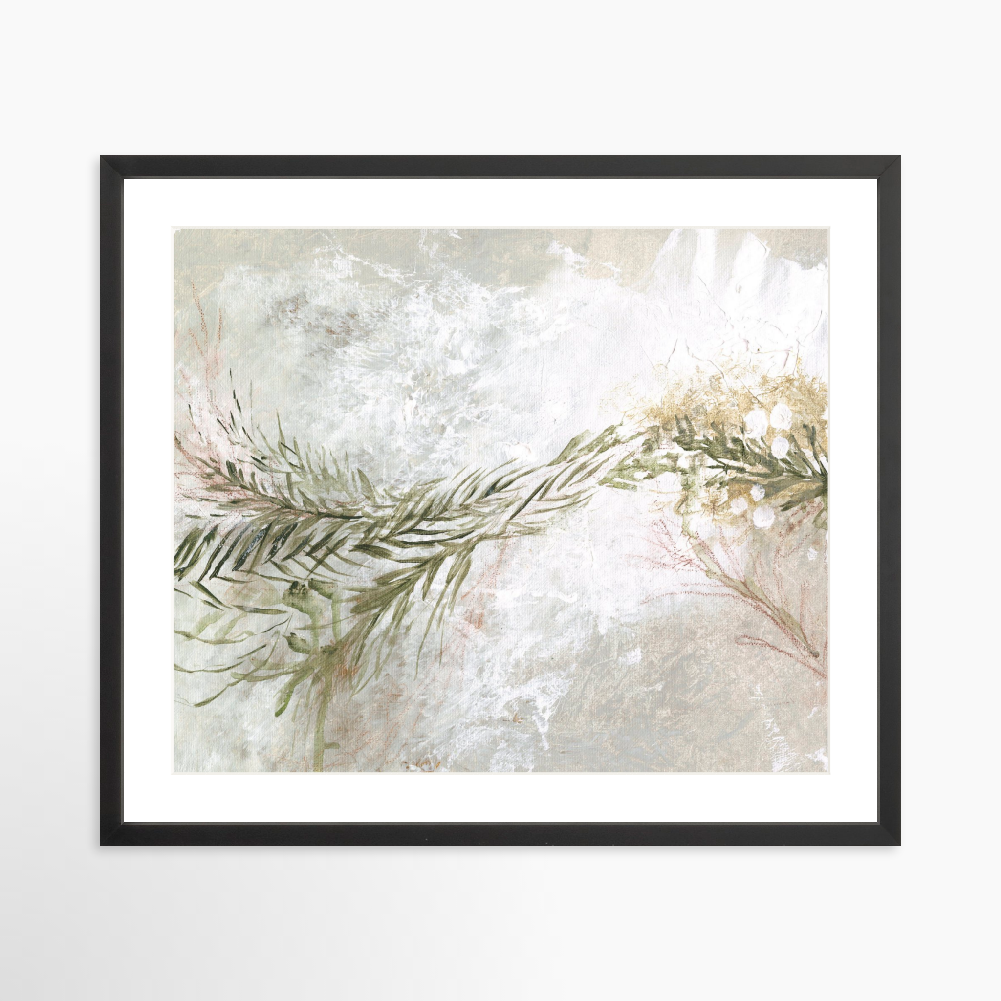 25x20 / Black Frame + White Mat