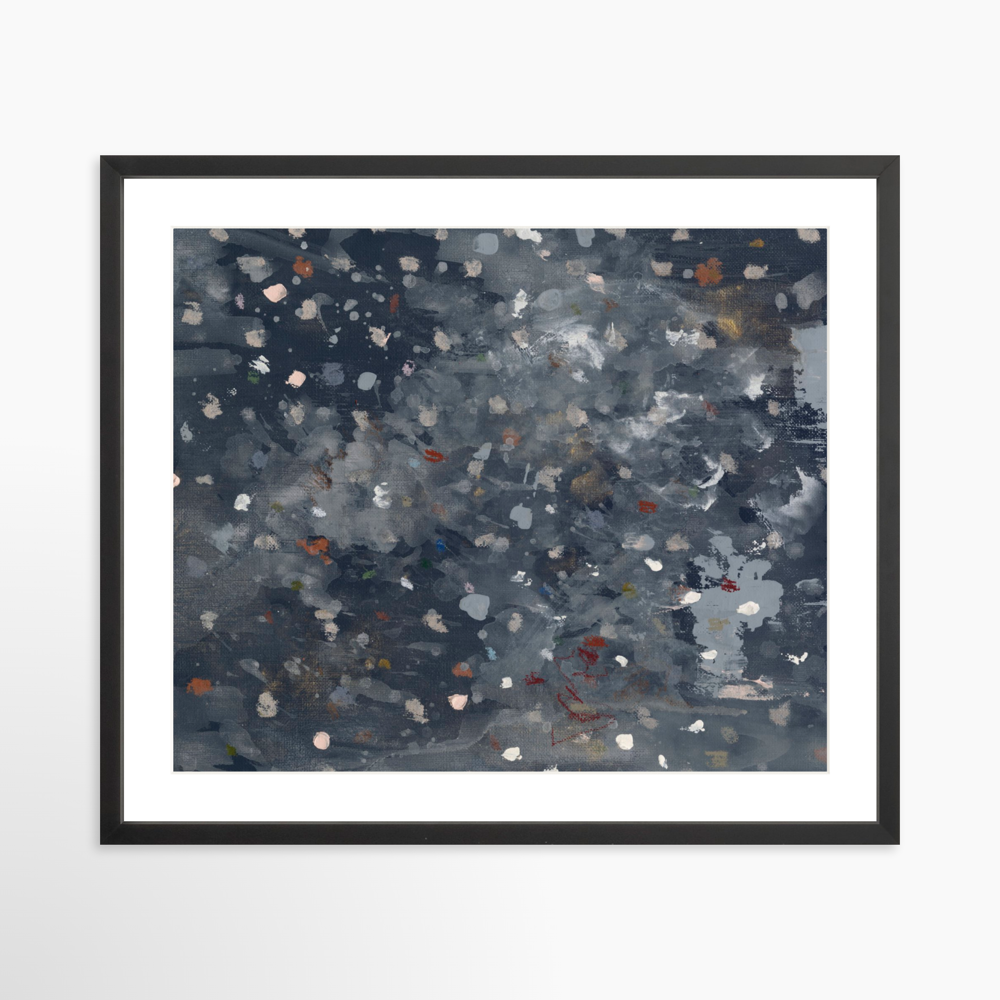 25x20 / Black Frame + White Mat