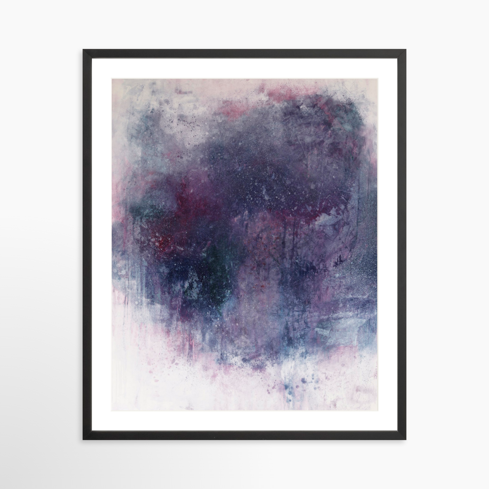 24x30 / Black Frame + White Mat