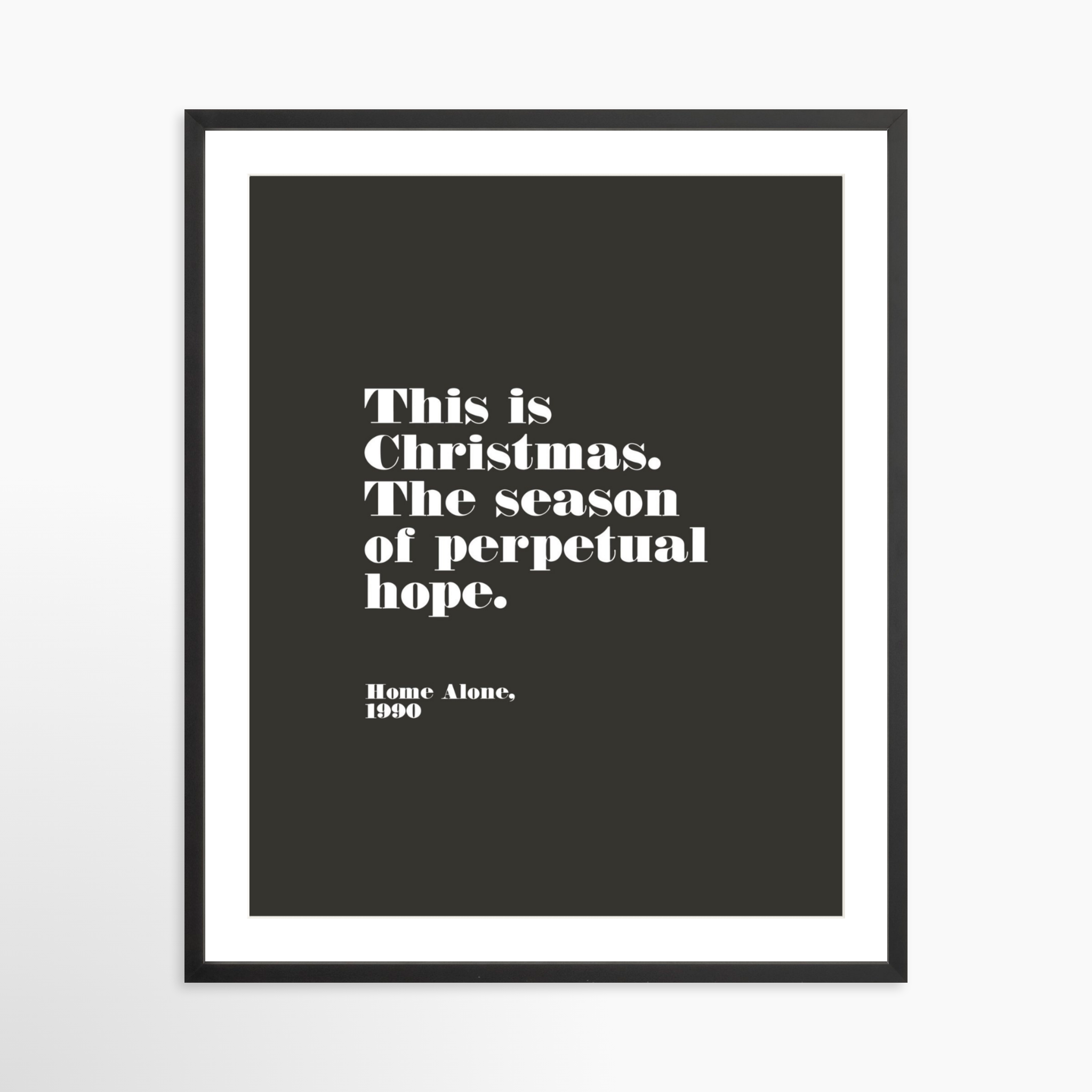 24x30 / Black Frame + White Mat