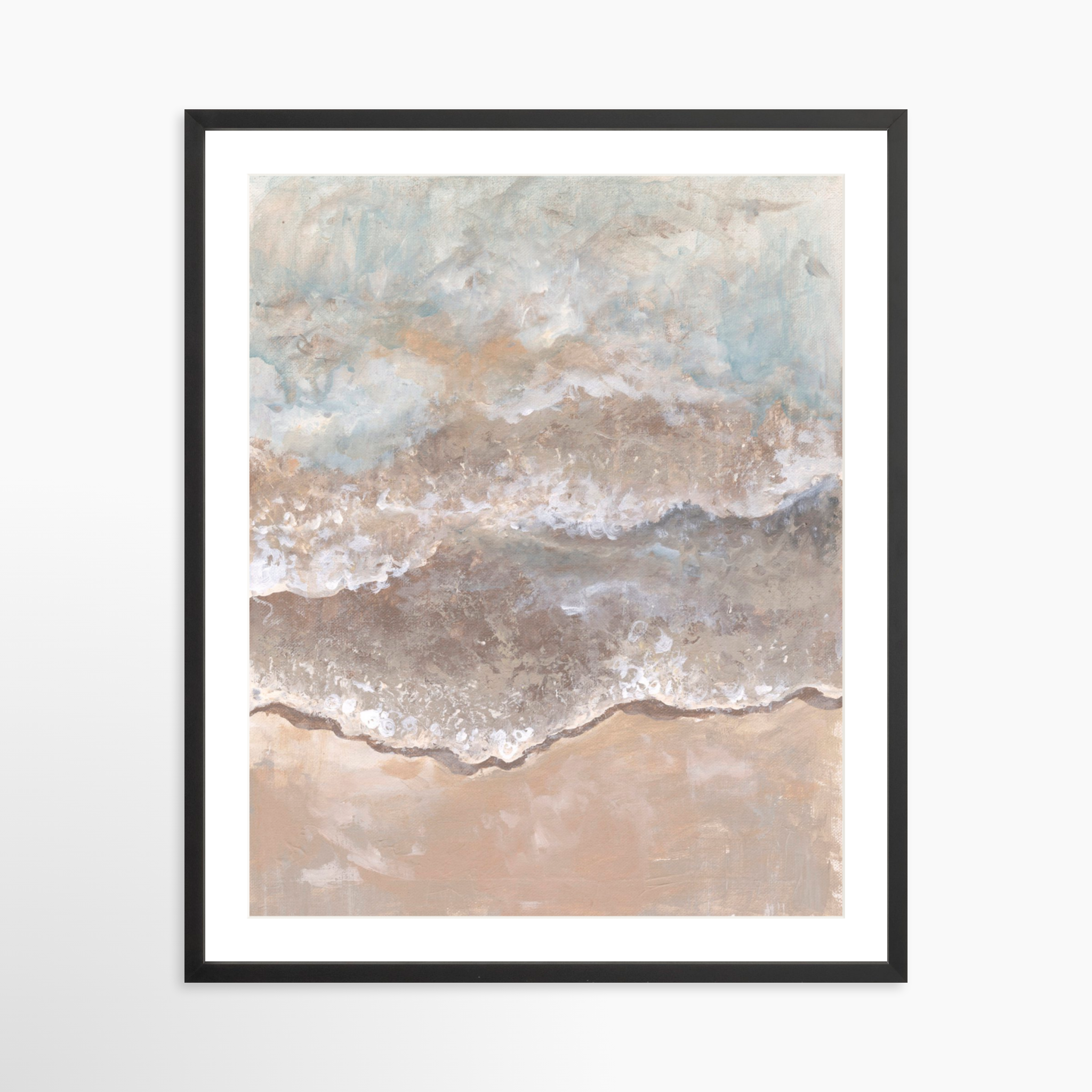 24x30 / Black Frame + White Mat