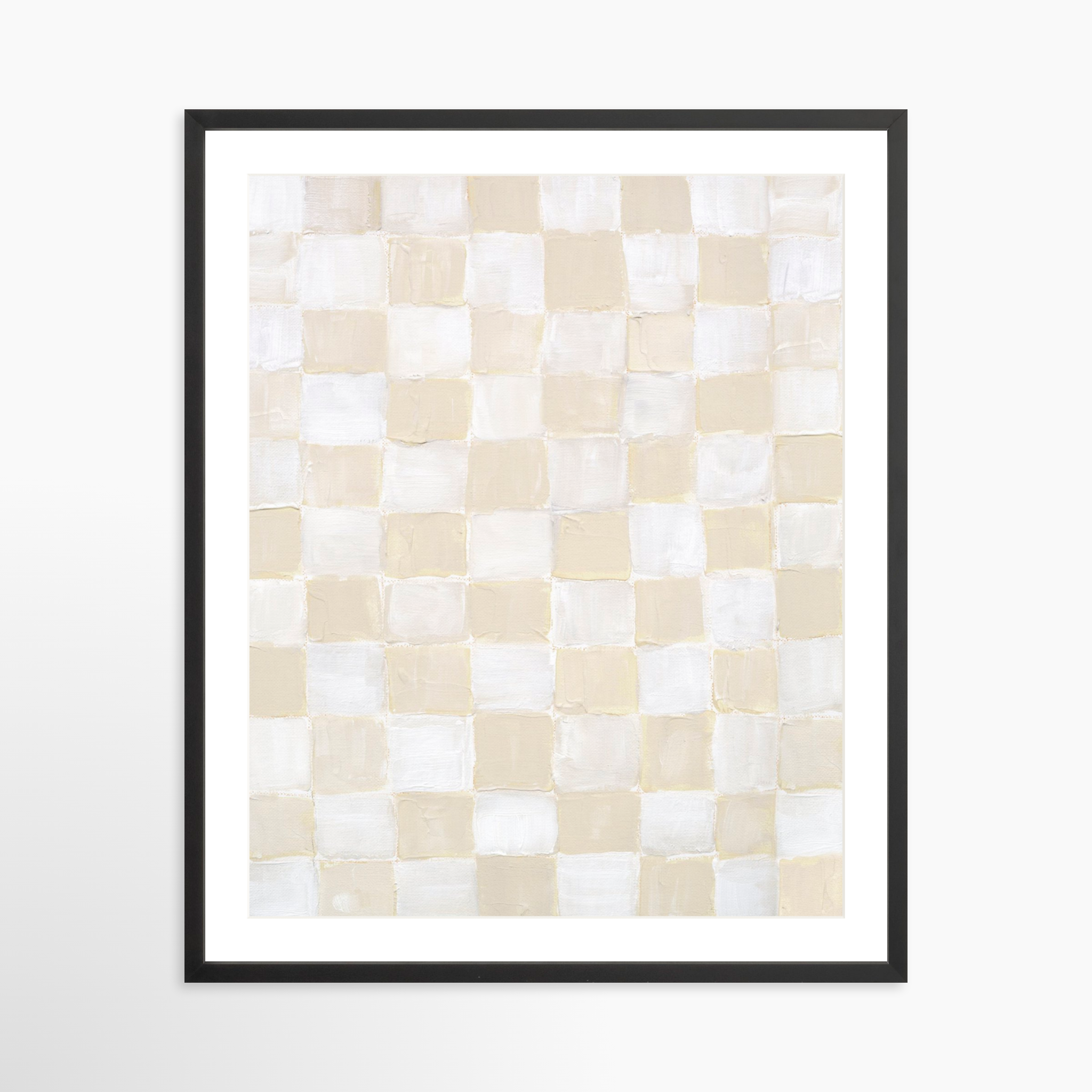 24x30 / Black Frame + White Mat