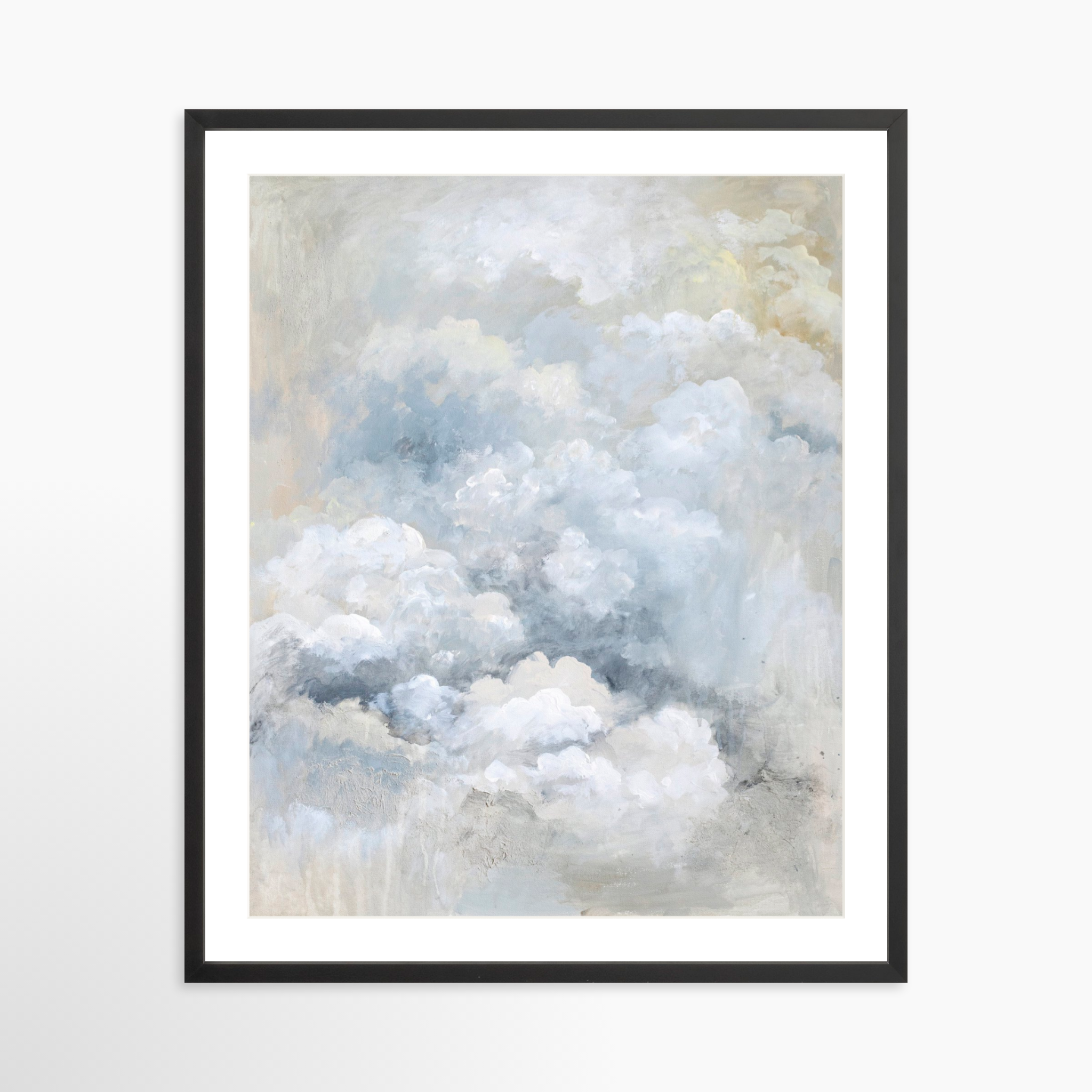 24x30 / Black Frame + White Mat