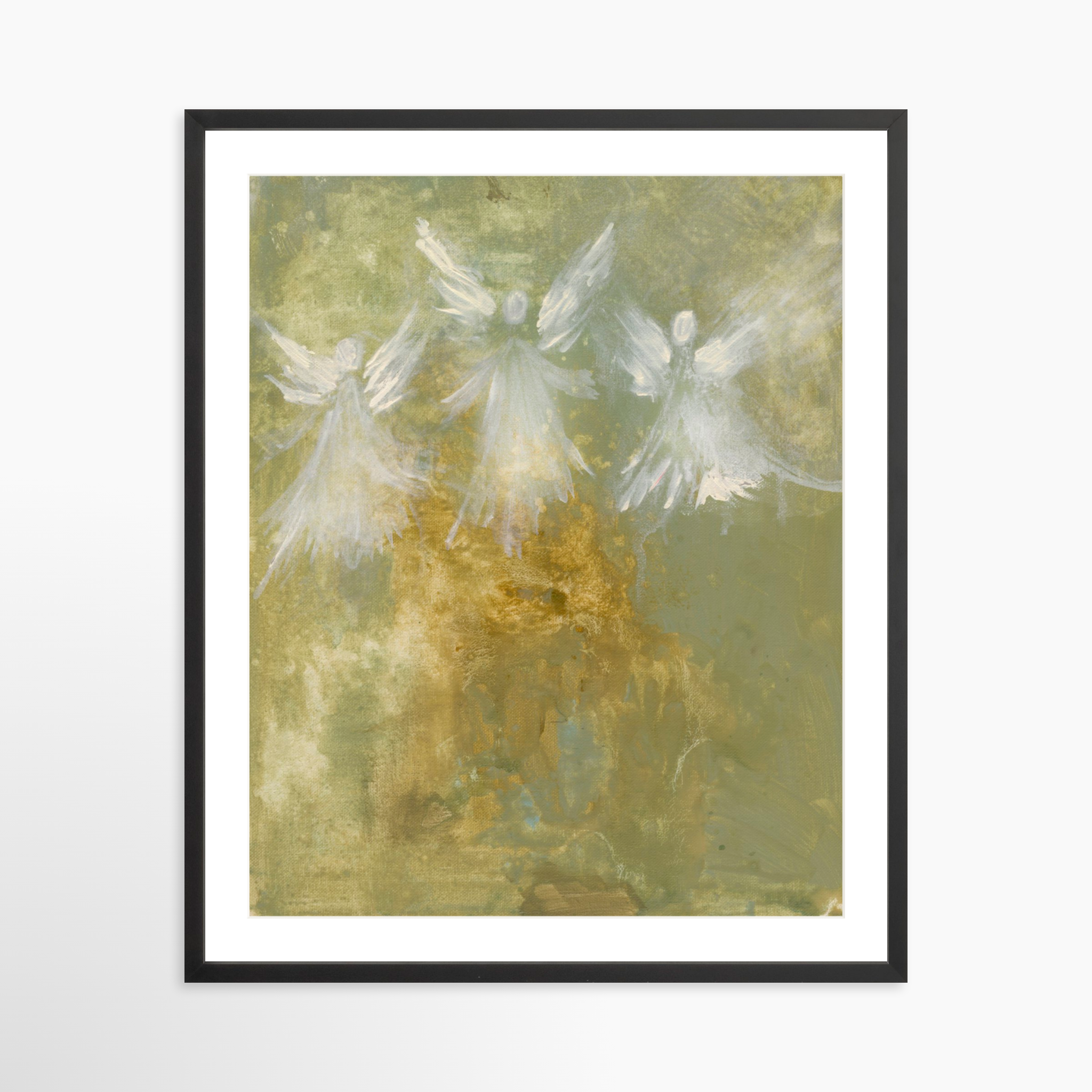 24x30 / Black Frame + White Mat