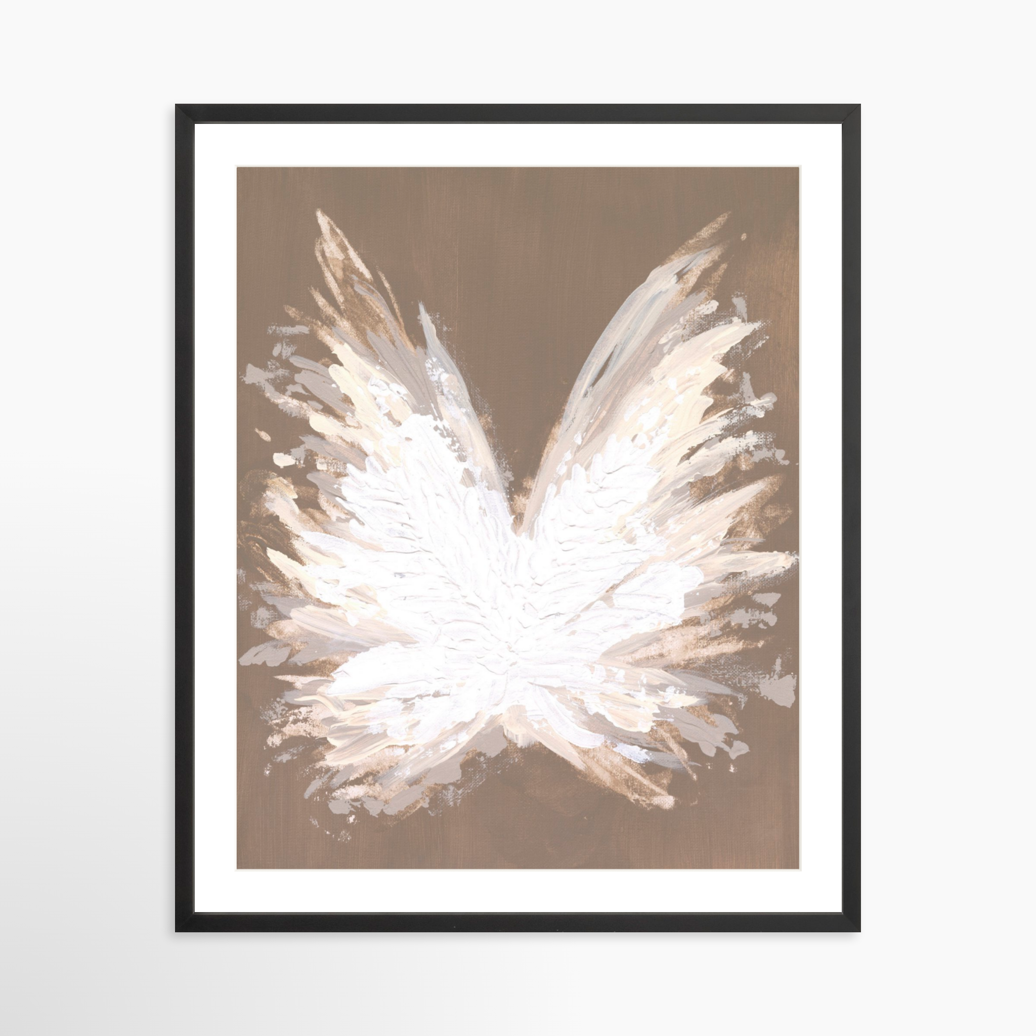 24x30 / Black Frame + White Mat