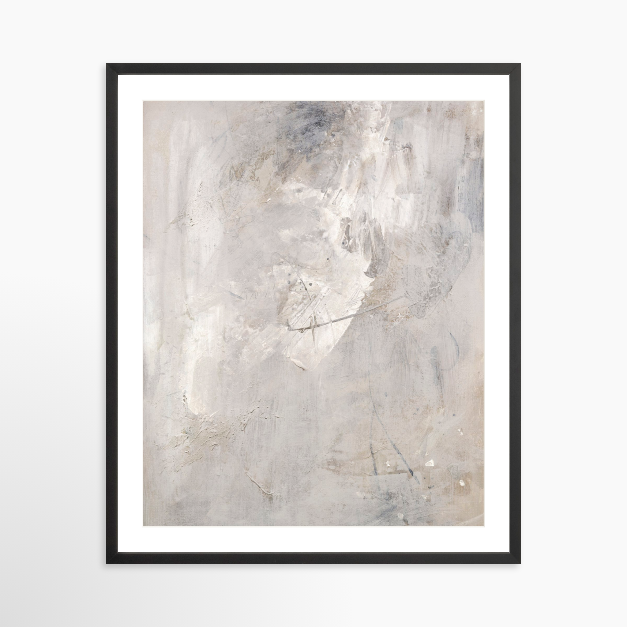 24x30 / Black Frame + White Mat