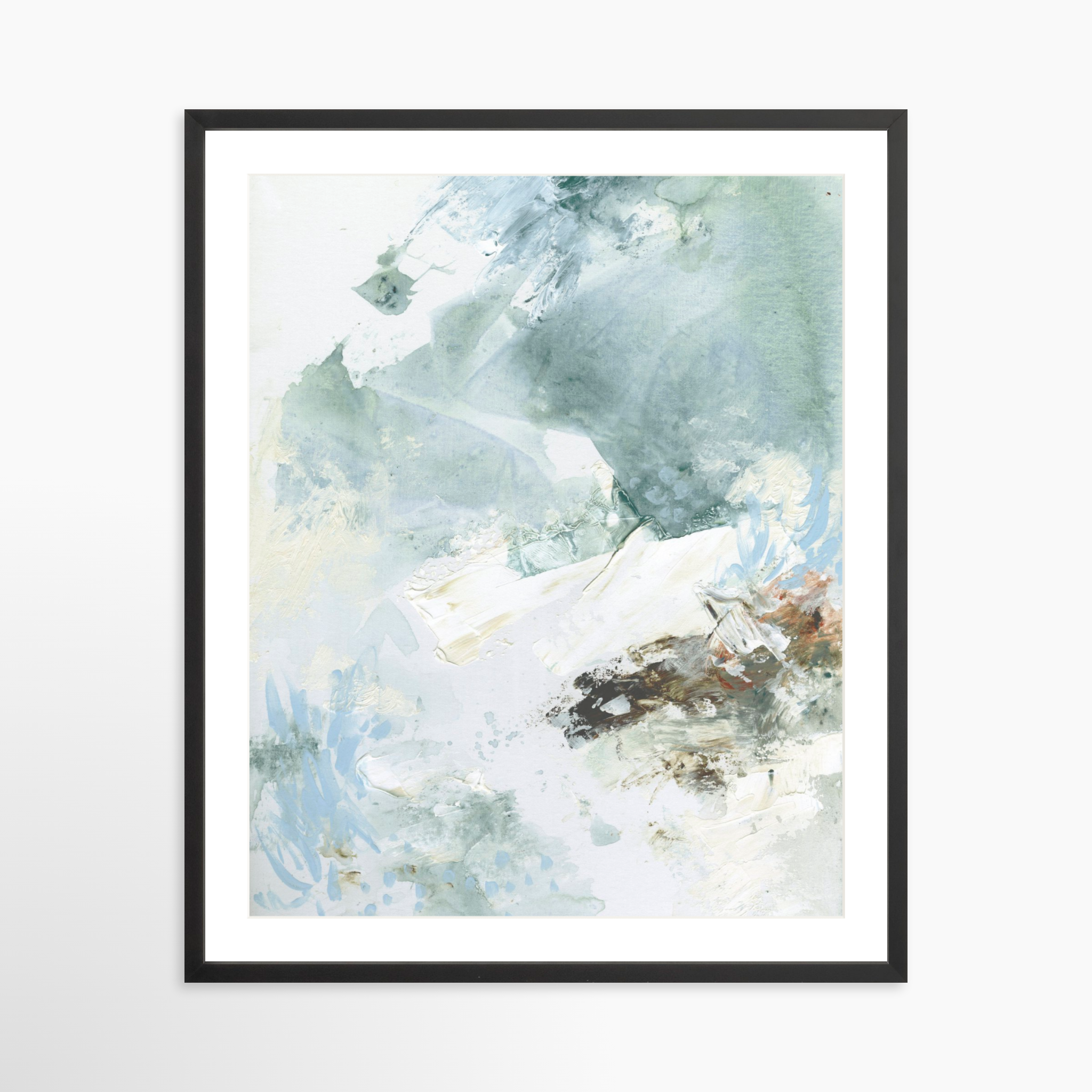 24x30 / Black Frame + White Mat