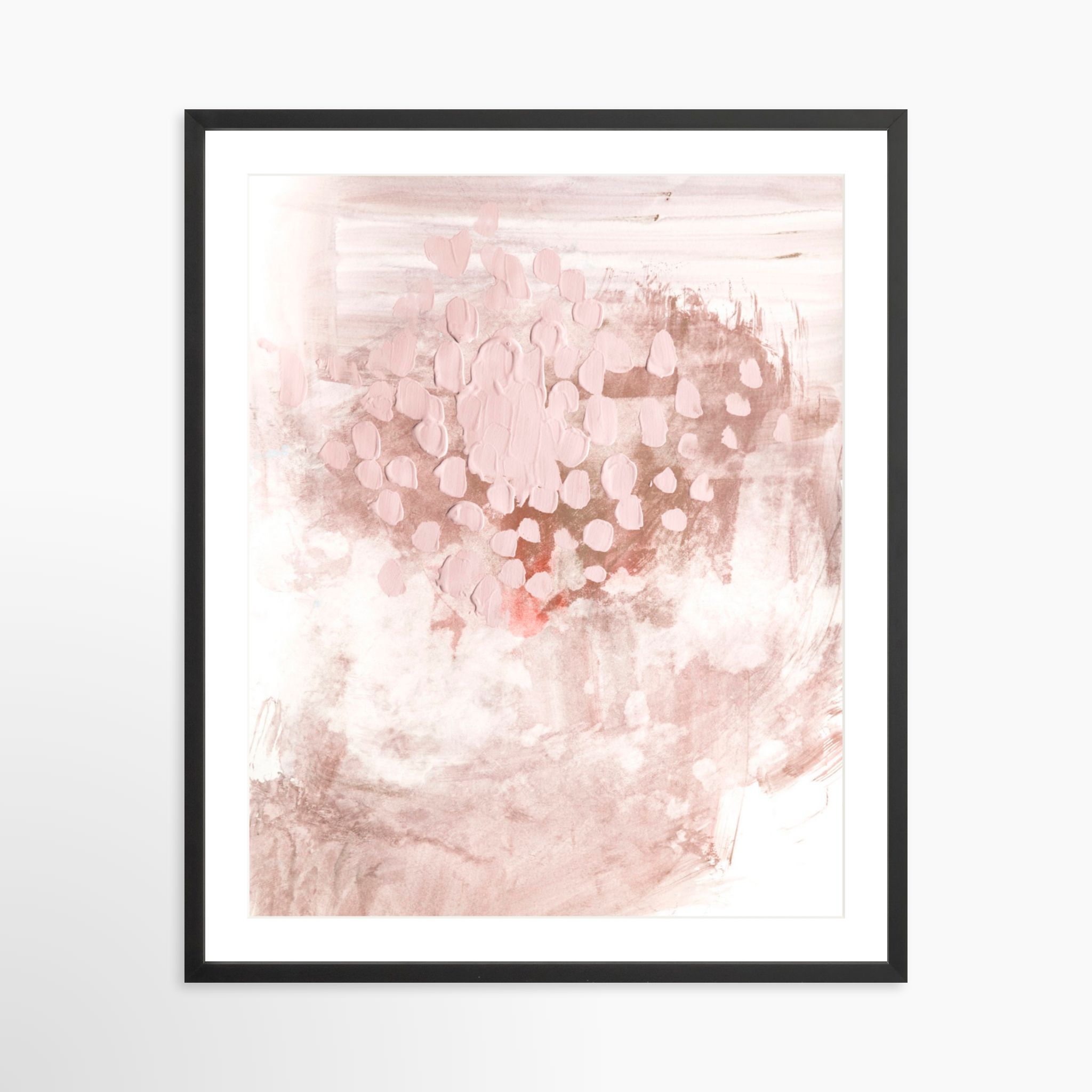 24x30 / Black Frame + White Mat