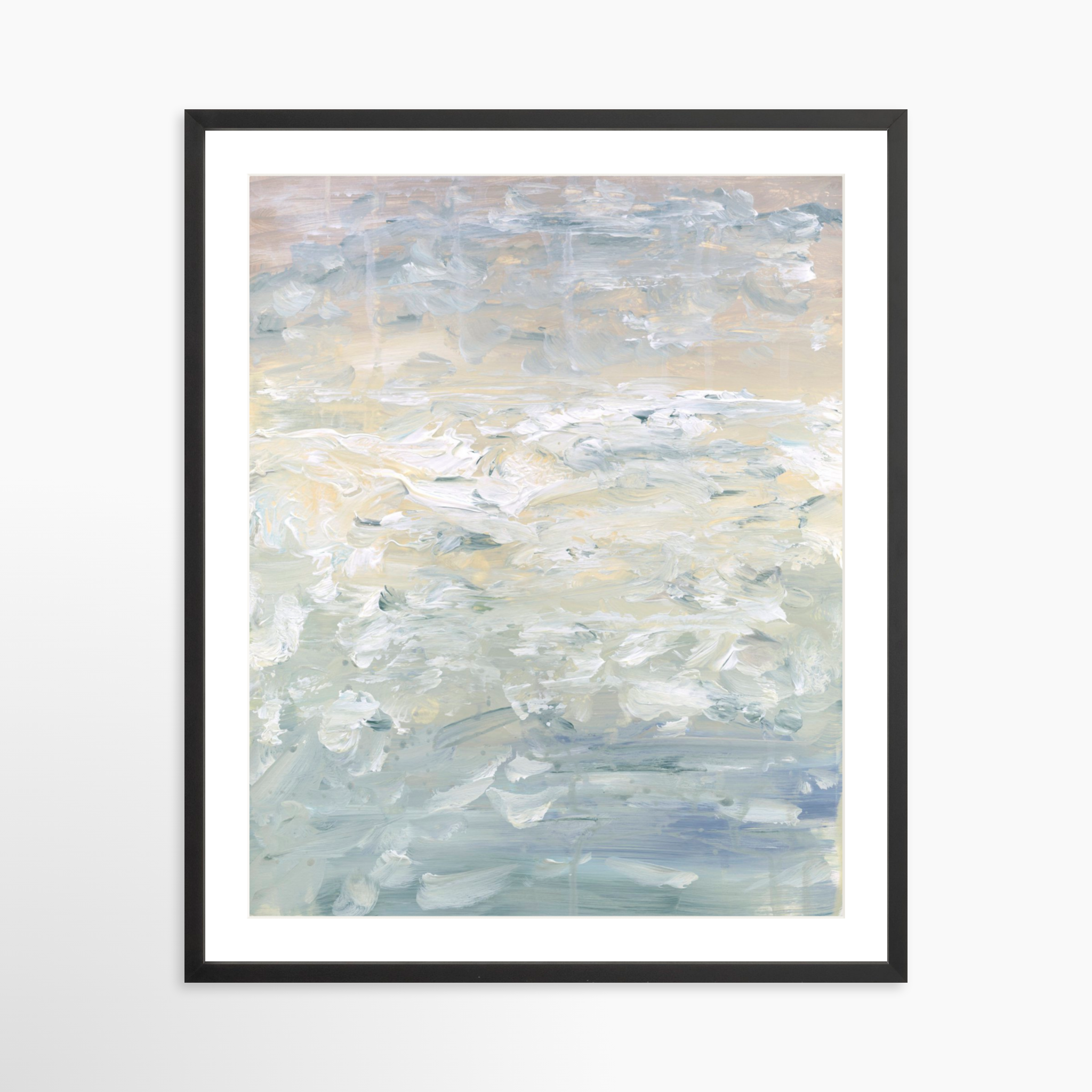 24x30 / Black Frame + White Mat